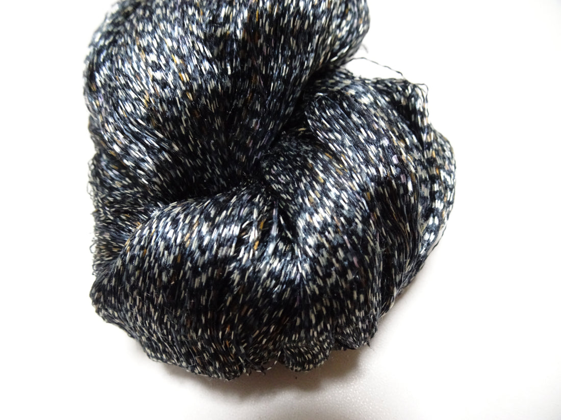 Japanese Vintage Super Rare Indigo Mud Dyeing kasuri loose Twisted Silk Thread Various Sets Embroidery & weave 15536