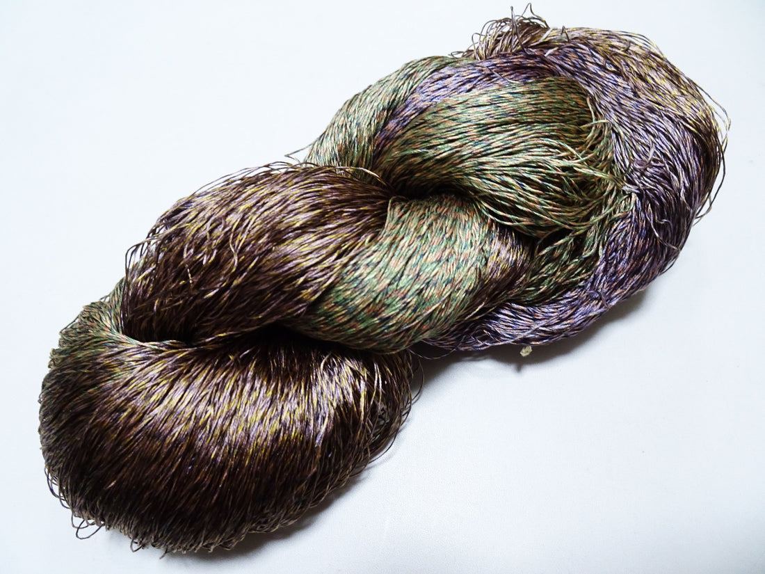 Japanese Tanaka Gen Silk – One-of-a-Kind Hand-Dyed Artistic Silk Thread, Rare Japanese Artisan Yarn, Limited Stock 19137