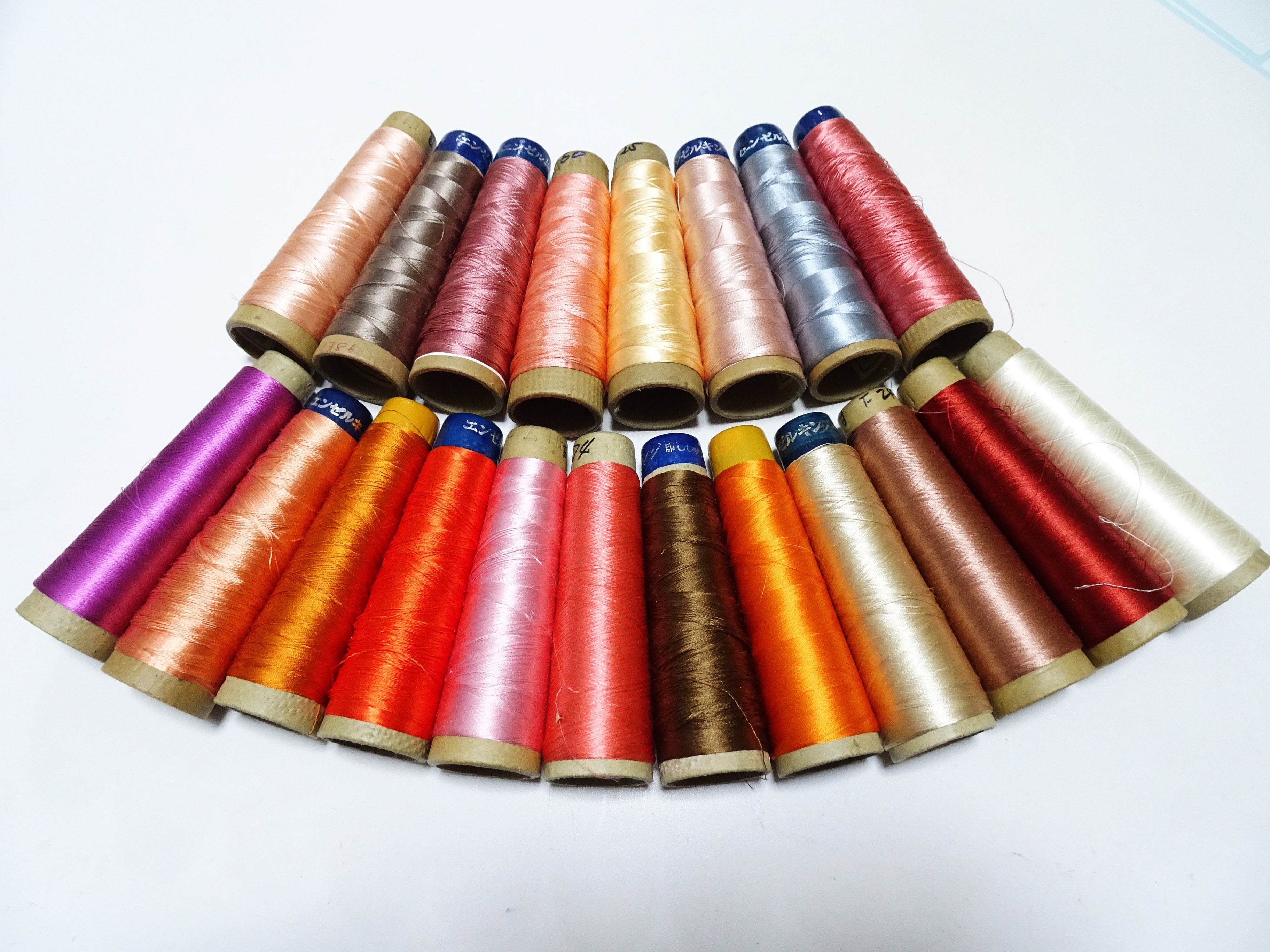 Special Price!! Japanese vintage silk thread 20sets embroidery 16390