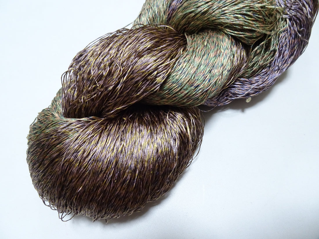 Japanese Tanaka Gen Silk – One-of-a-Kind Hand-Dyed Artistic Silk Thread, Rare Japanese Artisan Yarn, Limited Stock 19137