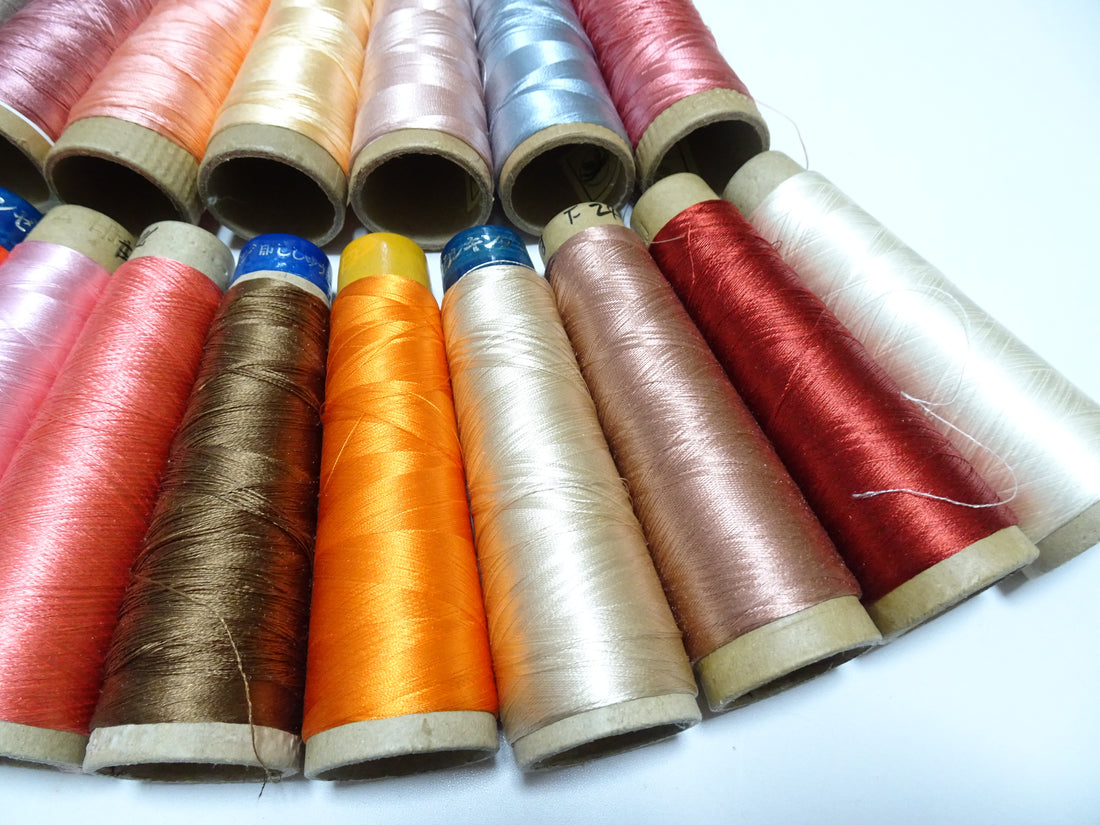 Special Price!! Japanese vintage silk thread 20sets embroidery 16390