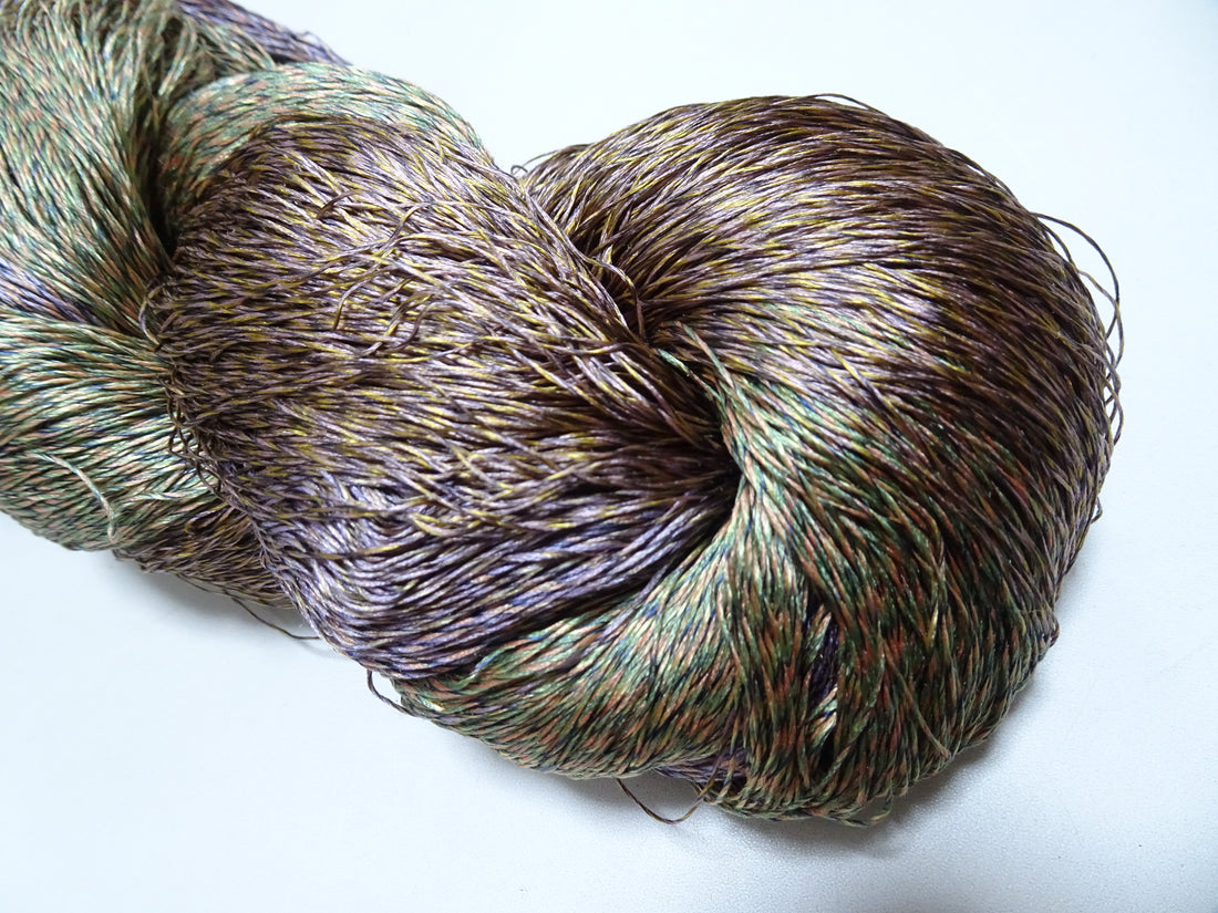 Japanese Tanaka Gen Silk – One-of-a-Kind Hand-Dyed Artistic Silk Thread, Rare Japanese Artisan Yarn, Limited Stock 19137