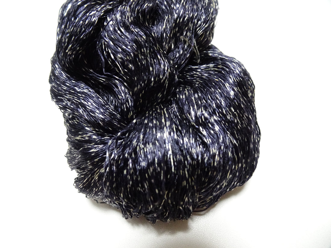 Japanese Vintage Super Rare Indigo Mud Dyeing kasuri loose Twisted Silk Thread Various Sets Embroidery & weave 15537