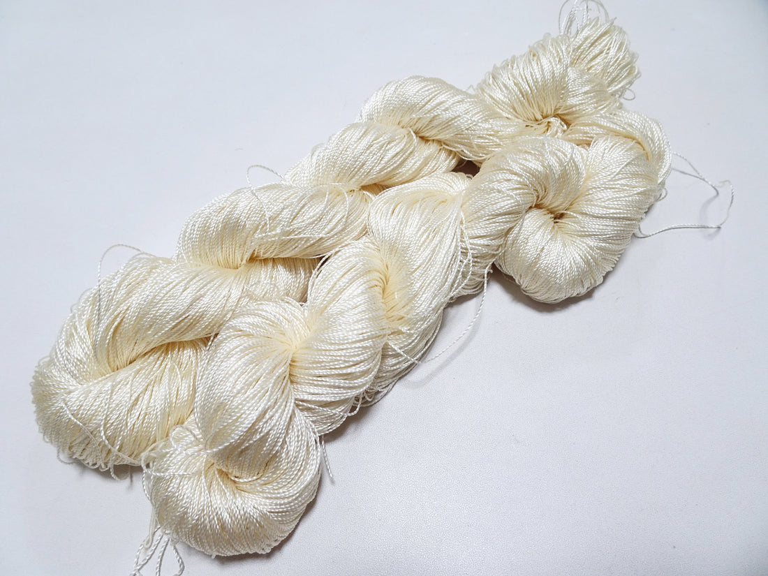 Japanese Vintage Twisted Silk Thread 2sets Embroidery & Weaving 18462