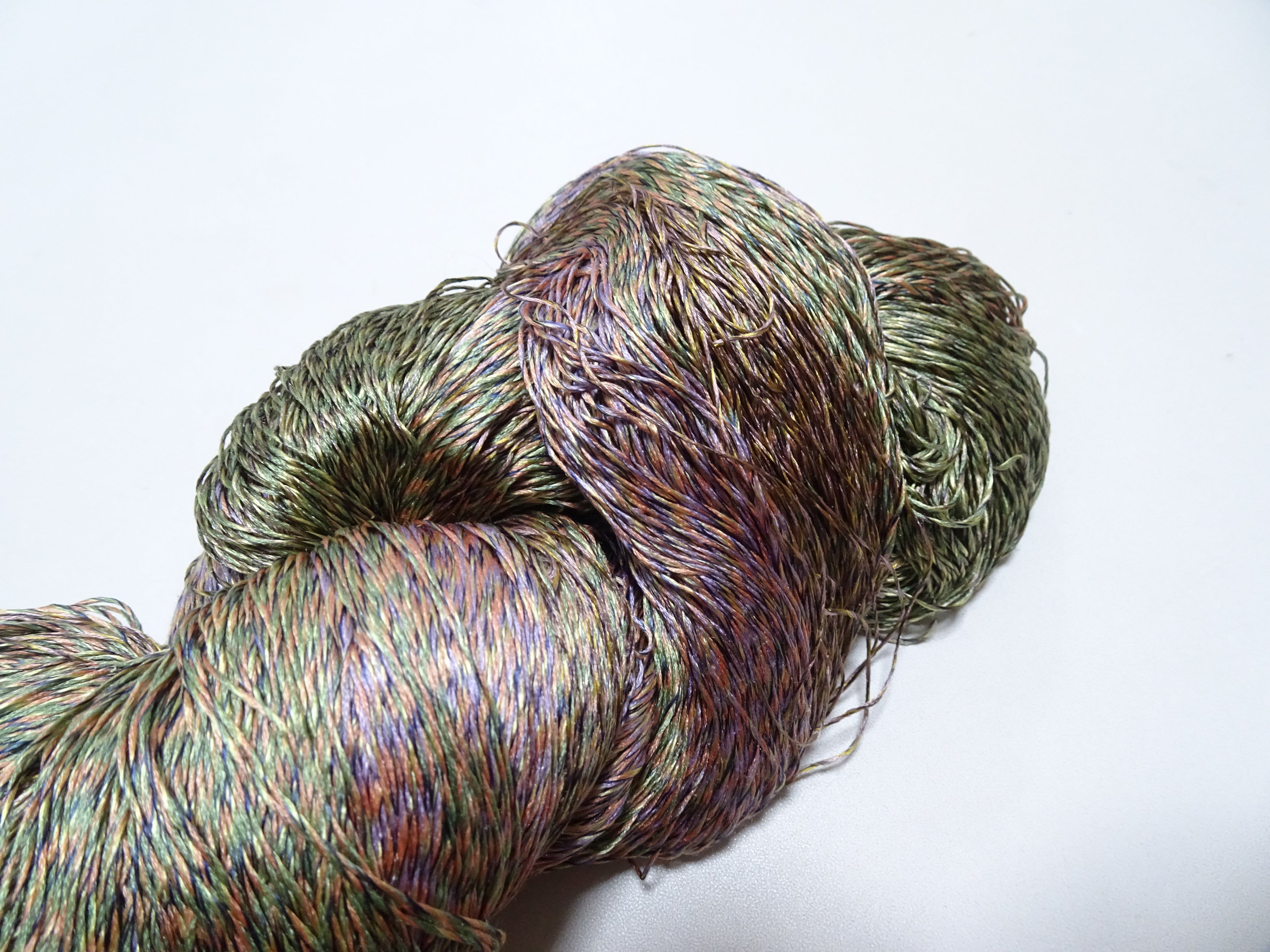 Japanese Tanaka Gen Silk – One-of-a-Kind Hand-Dyed Artistic Silk Thread, Rare Japanese Artisan Yarn, Limited Stock 19138