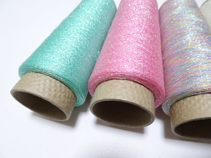 Japanese vintage metallic hagoromo Aurora thread 6sets embroidey 6000M 8759 0.16mm