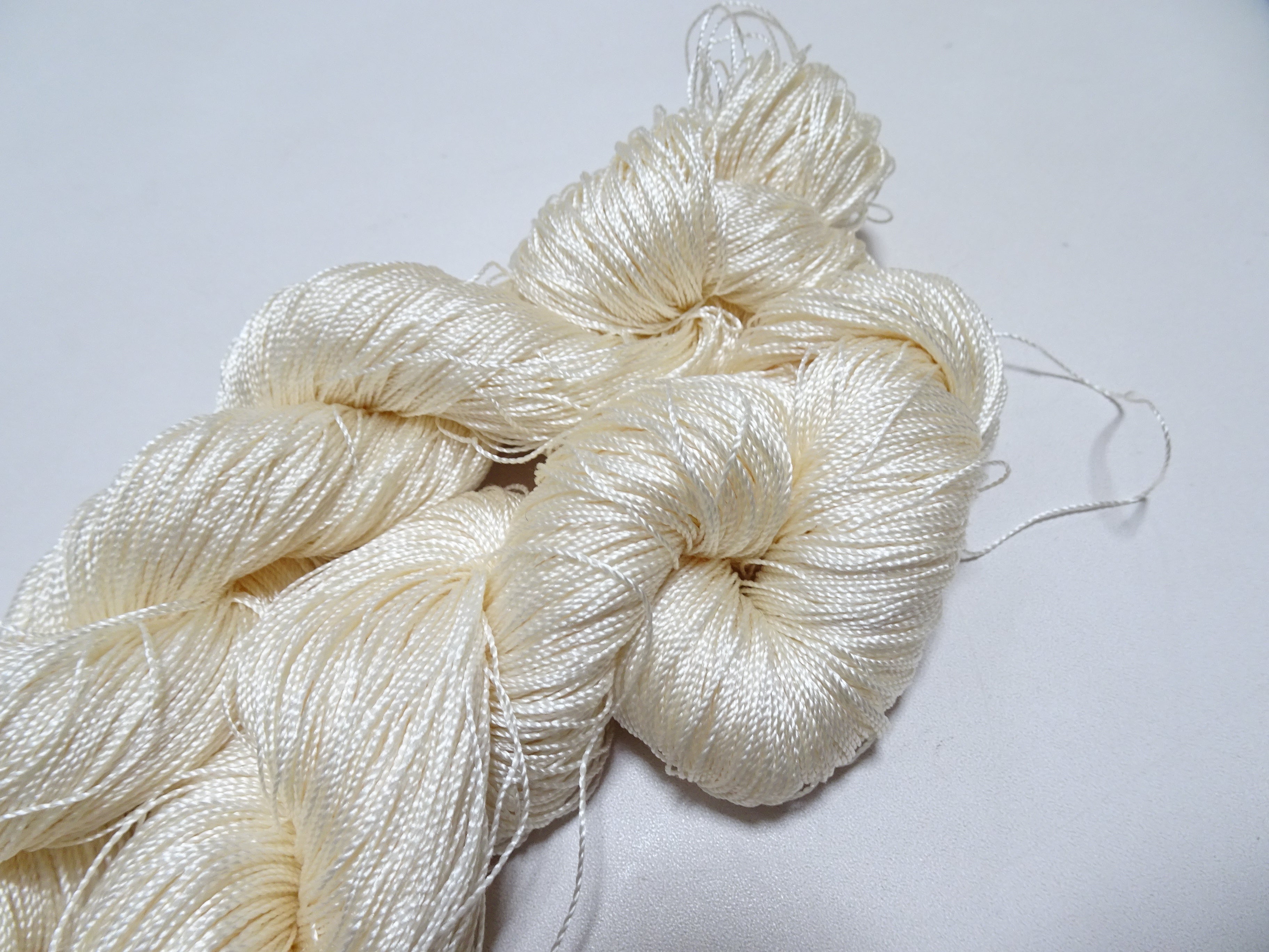 Japanese Vintage Twisted Silk Thread 2sets Embroidery & Weaving 18462