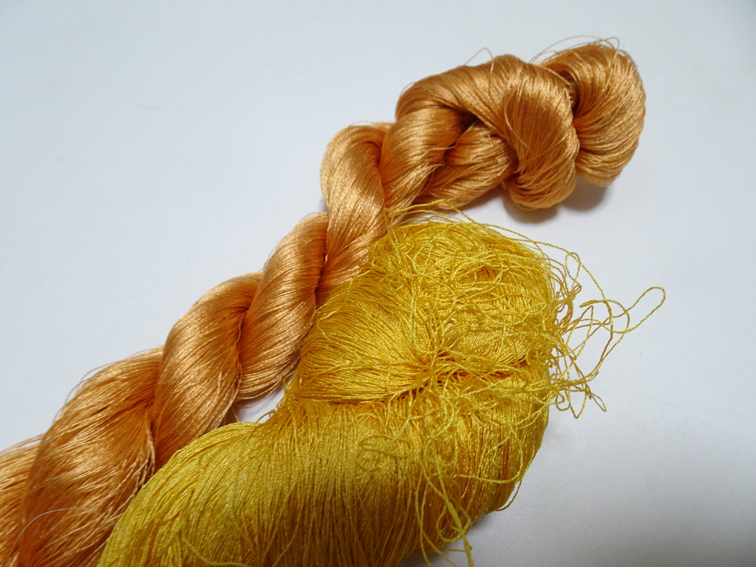 Japanese vintage silk thread 2sets embroidery 8602
