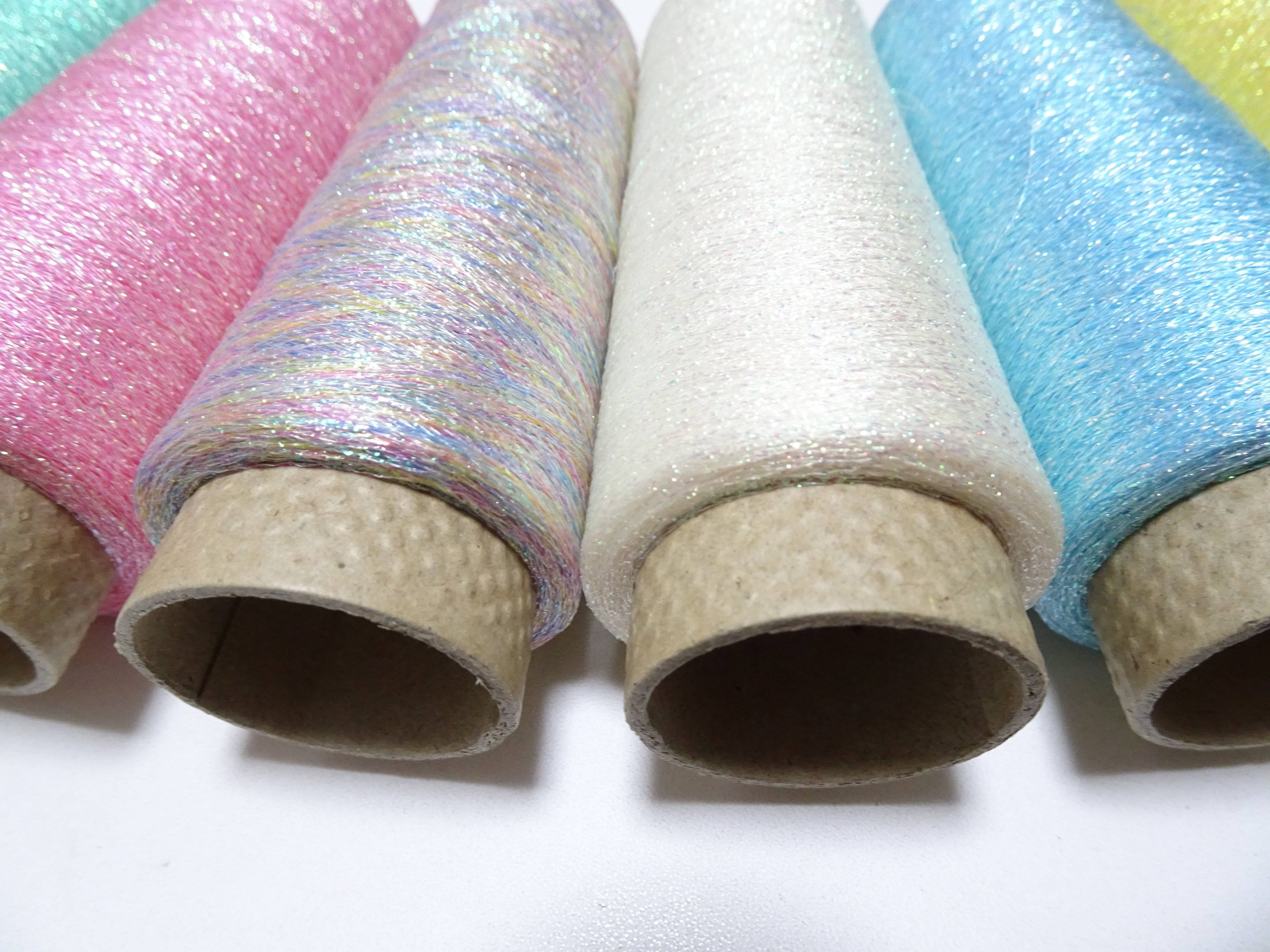 Japanese vintage metallic hagoromo Aurora thread 6sets embroidey 6000M 8759 0.16mm