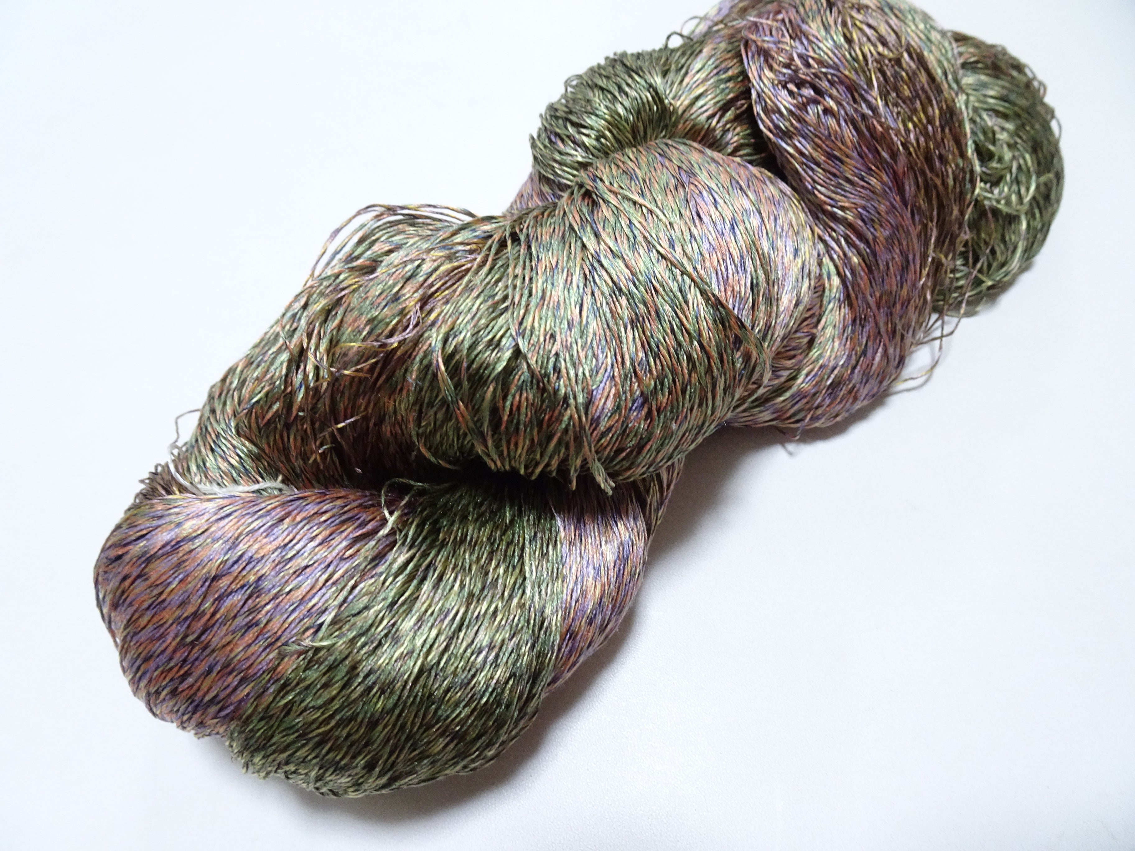 Japanese Tanaka Gen Silk – One-of-a-Kind Hand-Dyed Artistic Silk Thread, Rare Japanese Artisan Yarn, Limited Stock 19138