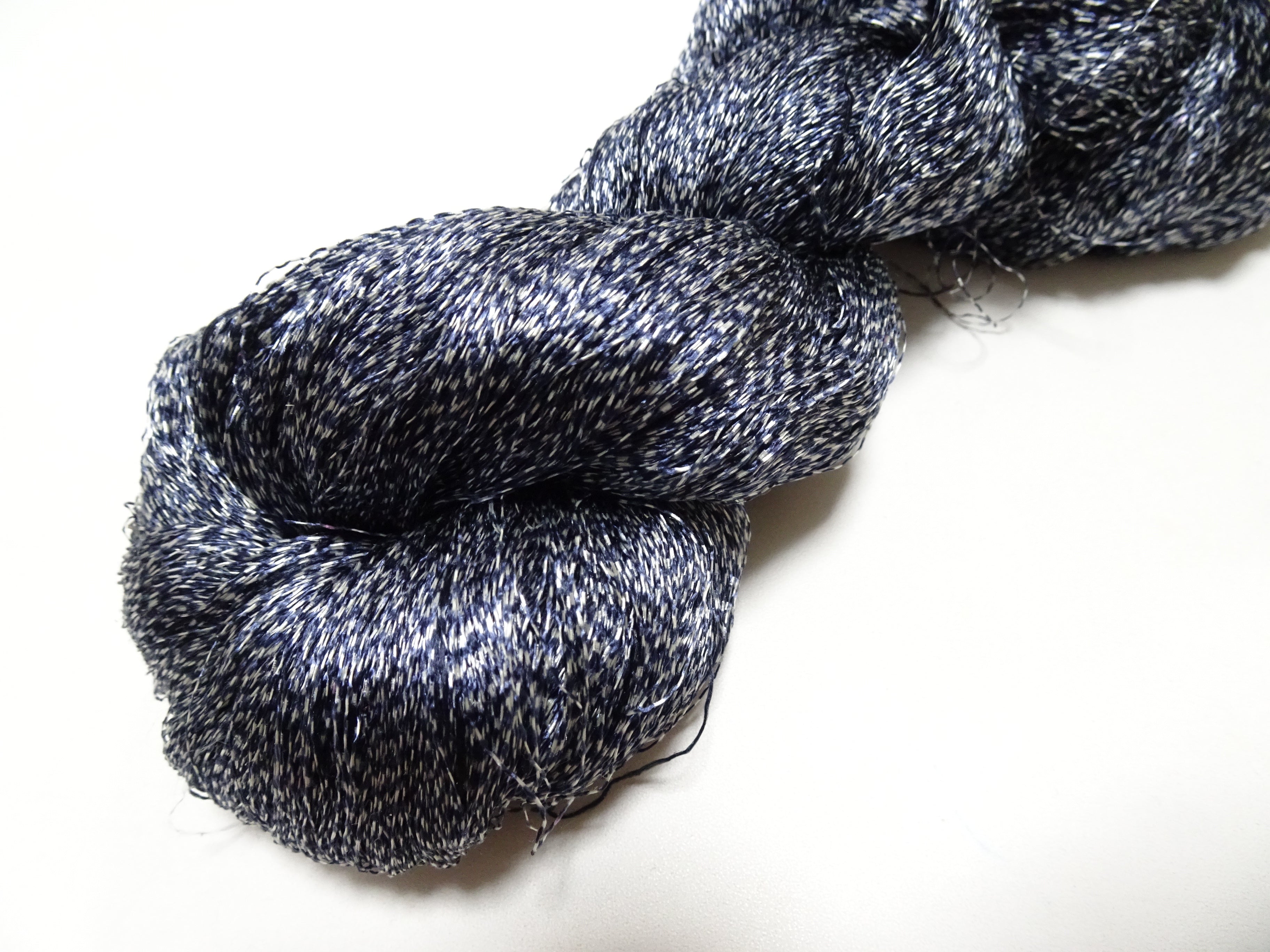 Japanese Vintage Super Rare Indigo Mud Dyeing kasuri loose Twisted Silk Thread Various Sets Embroidery & weave 15538