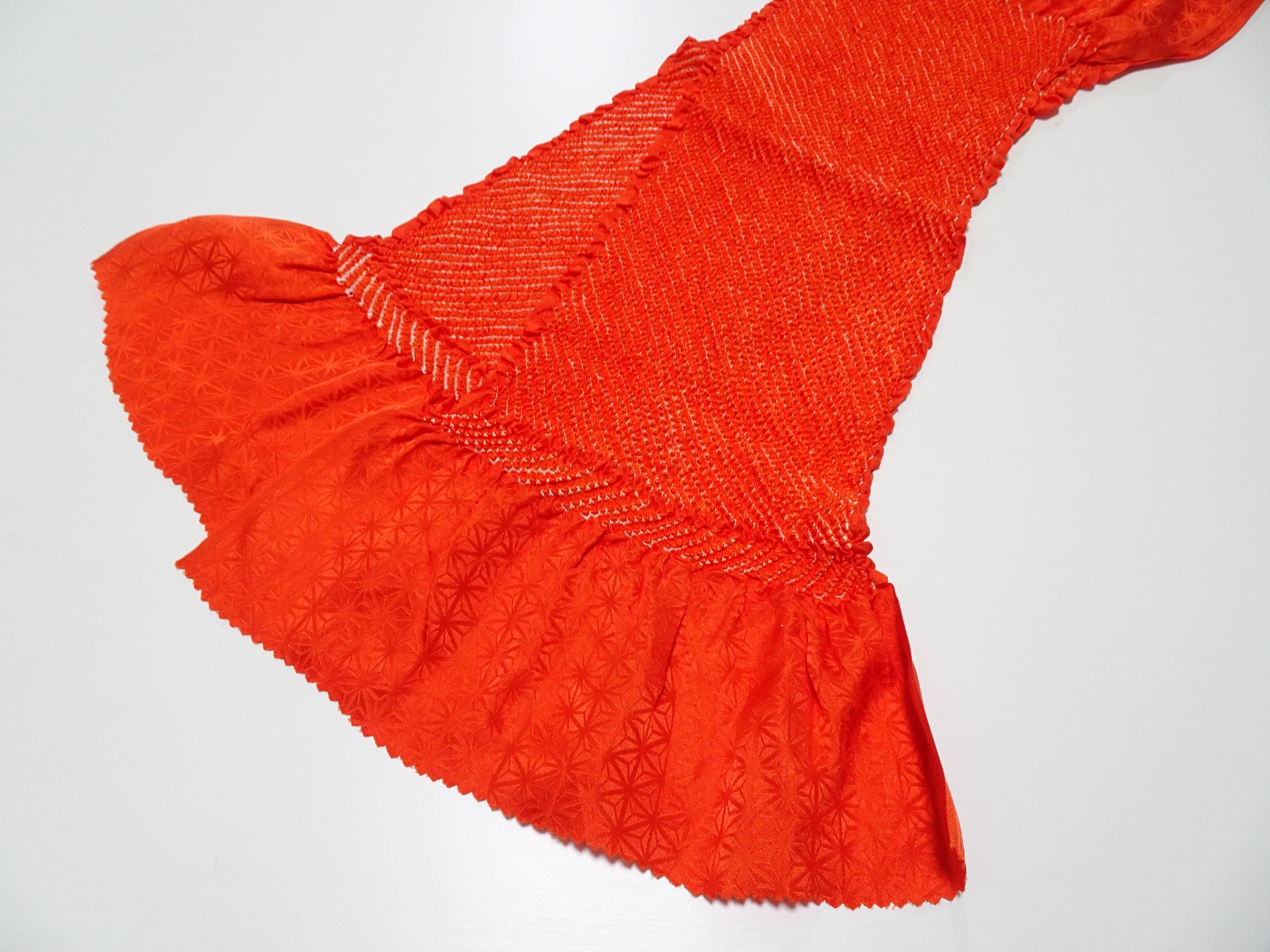 Japanese Kimono Silk Obi Age Shibori  18051