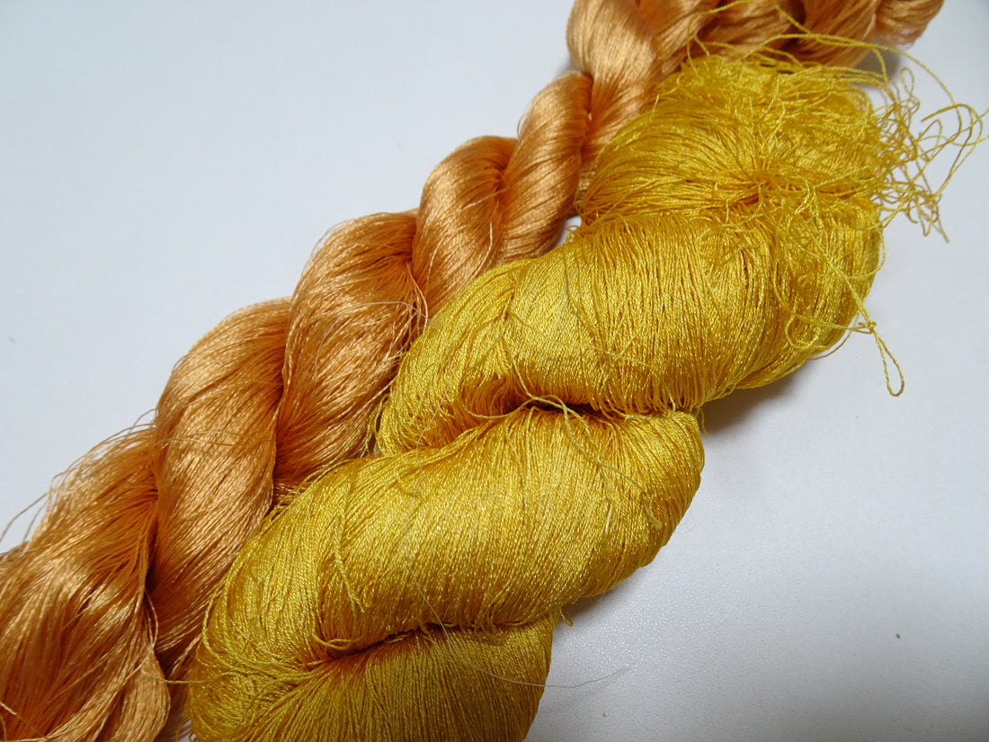 Japanese vintage silk thread 2sets embroidery 8602