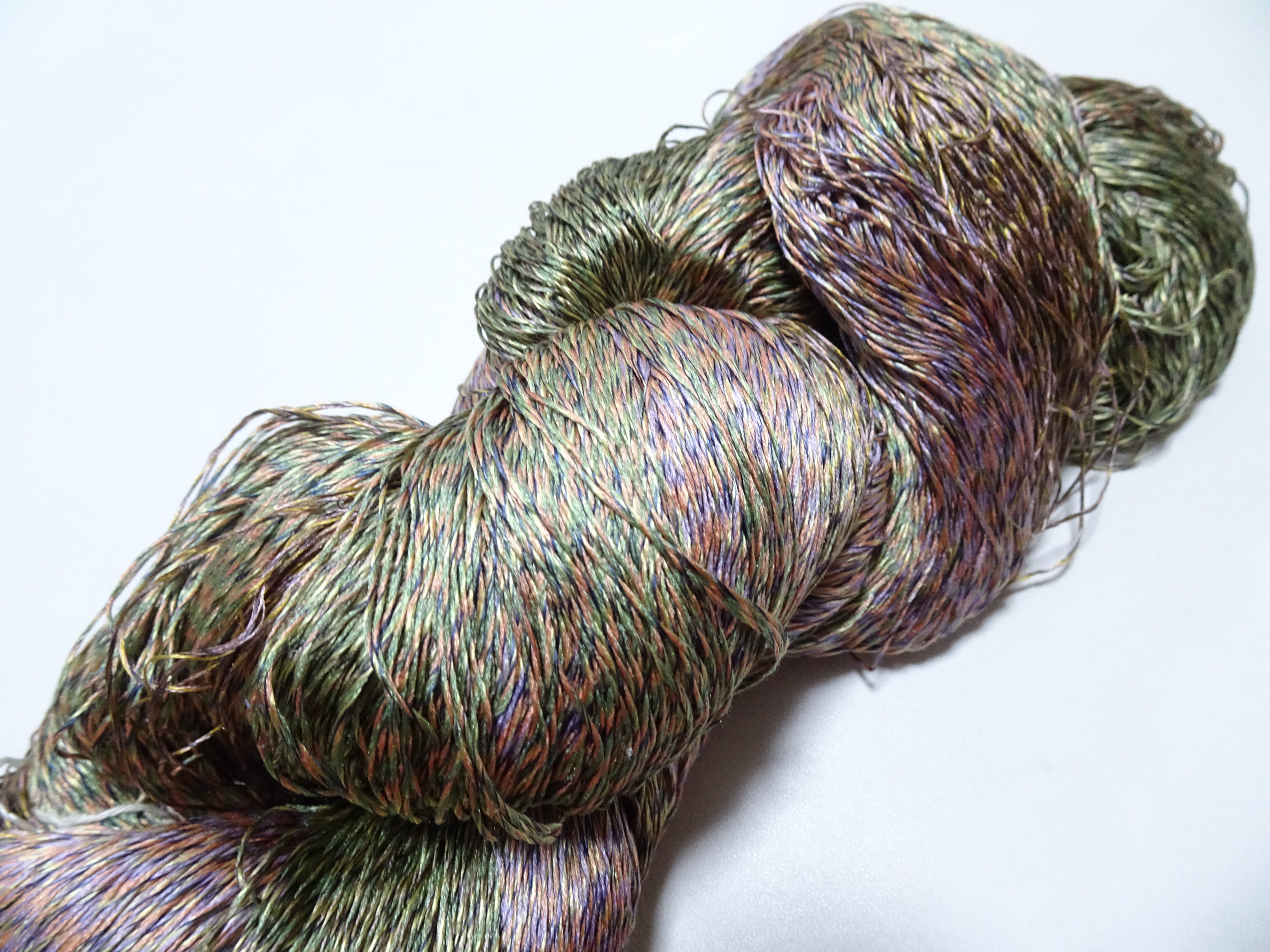 Japanese Tanaka Gen Silk – One-of-a-Kind Hand-Dyed Artistic Silk Thread, Rare Japanese Artisan Yarn, Limited Stock 19138