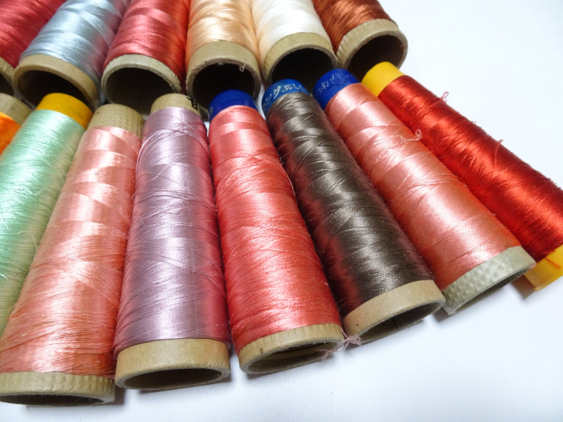 Special Price!! Japanese vintage silk thread 20sets embroidery 16391