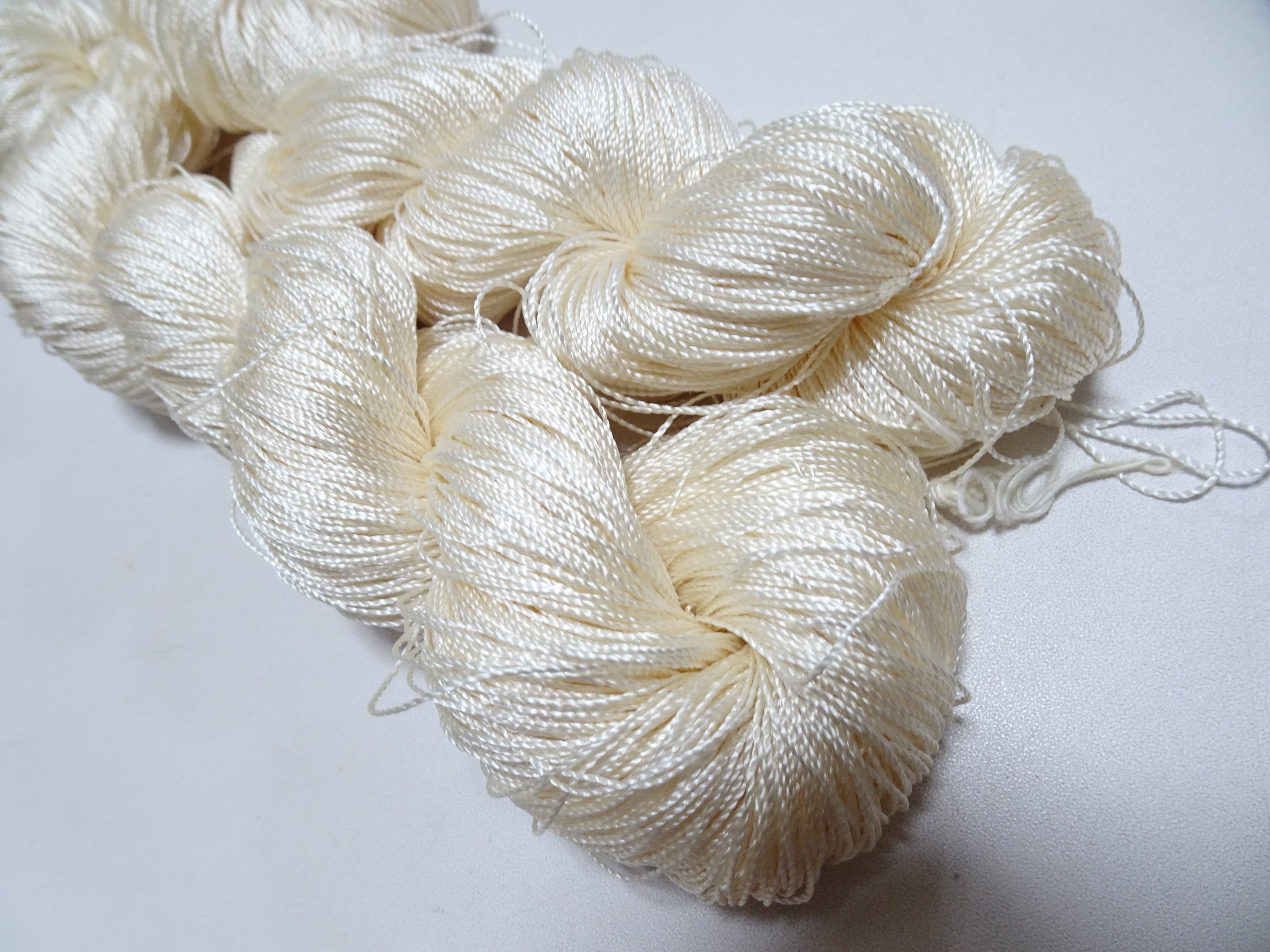 Japanese Vintage Twisted Silk Thread 2sets Embroidery & Weaving 18462