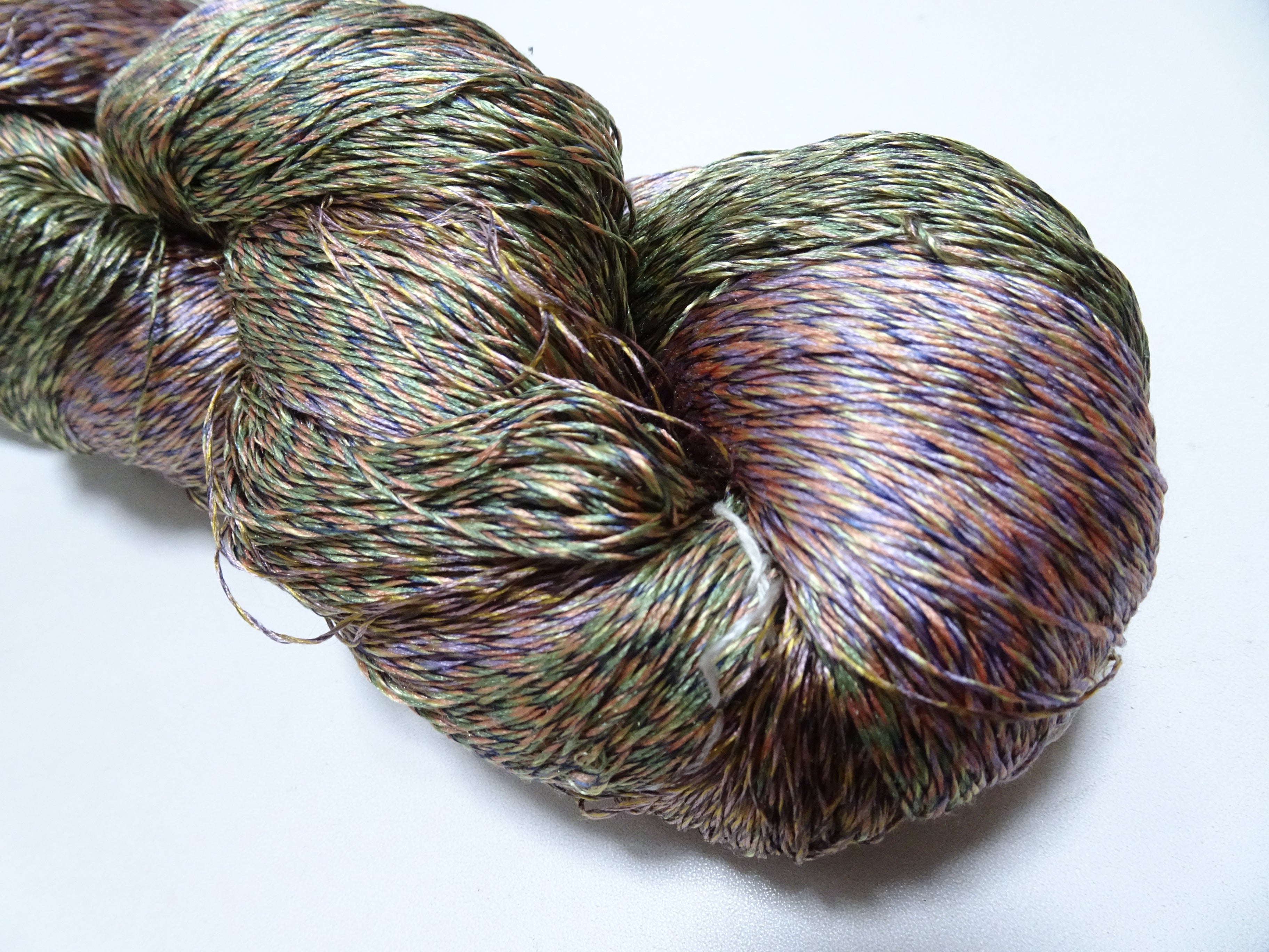 Japanese Tanaka Gen Silk – One-of-a-Kind Hand-Dyed Artistic Silk Thread, Rare Japanese Artisan Yarn, Limited Stock 19138