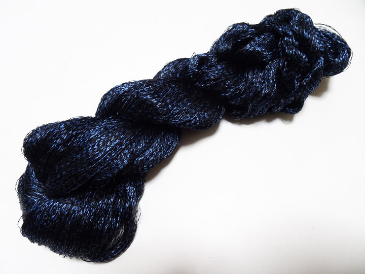 Japanese Vintage Super Rare Indigo Mud Dyeing kasuri loose Twisted Silk Thread Various Sets Embroidery & weave 15539