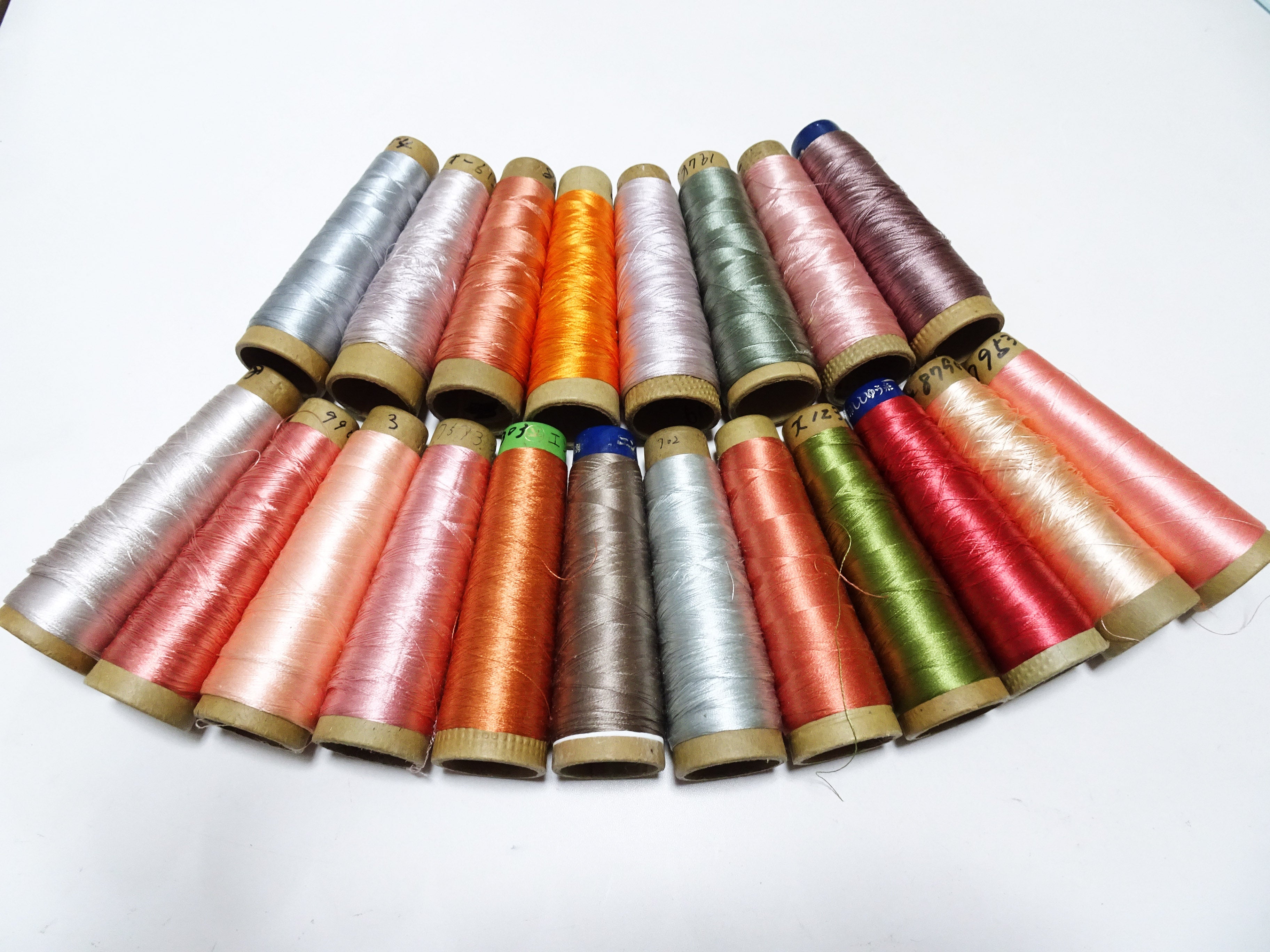 Special Price!! Japanese vintage silk thread 20sets embroidery 16392