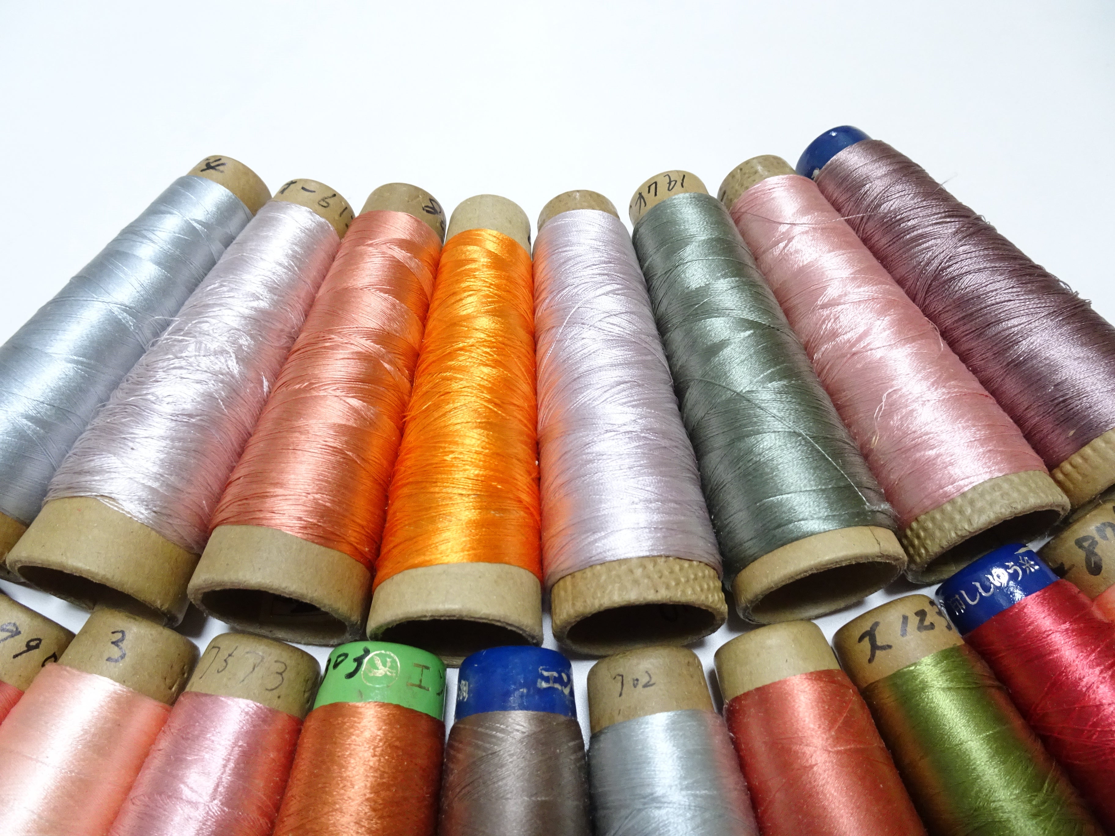 Special Price!! Japanese vintage silk thread 20sets embroidery 16392