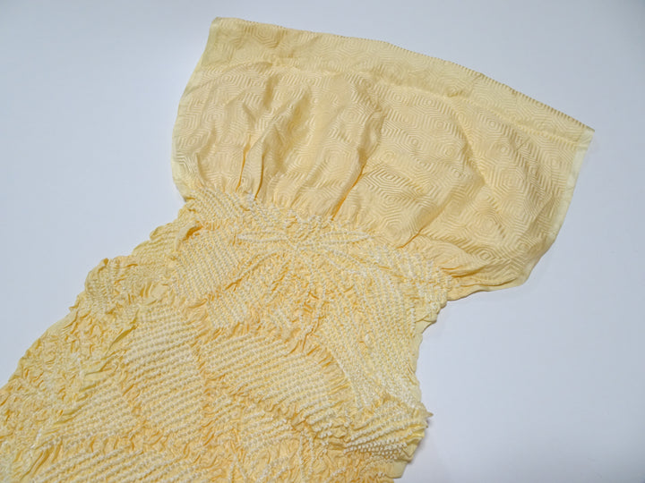 Japanese Kimono Silk Obi Age Shibori  18052