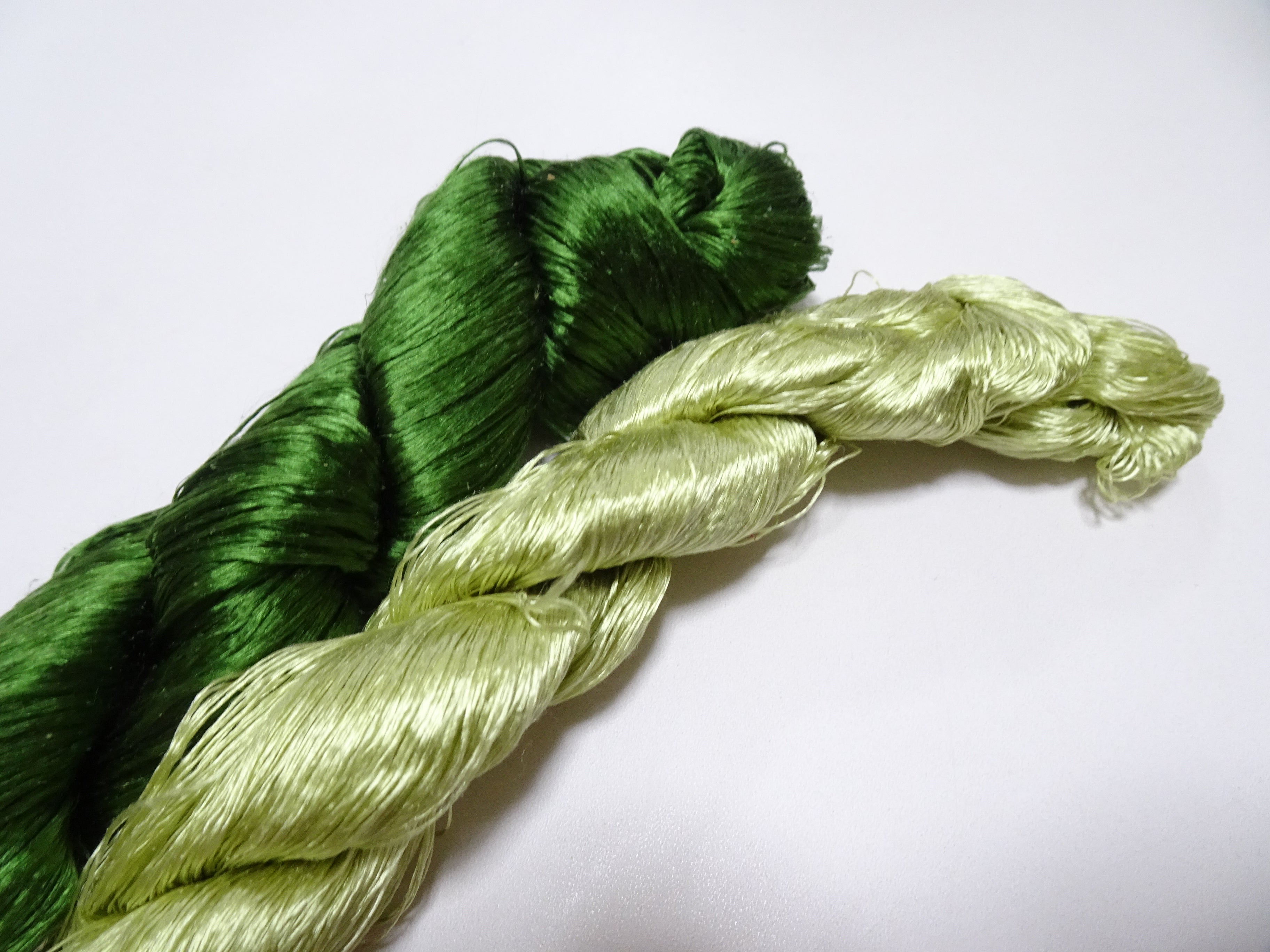 Japanese Vintage loose Twisted Silk Thread 2sets Embroidery 14563