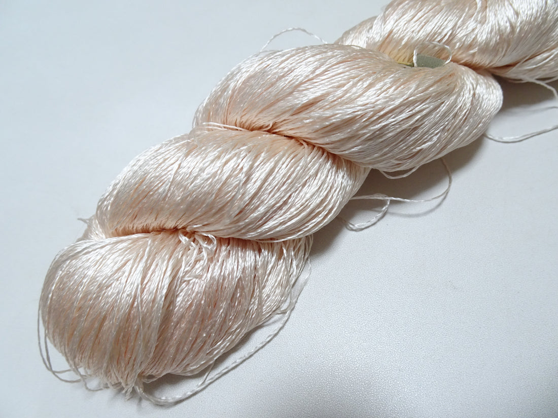 Japanese Vintage Twisted Silk Thread Embroidery 19446