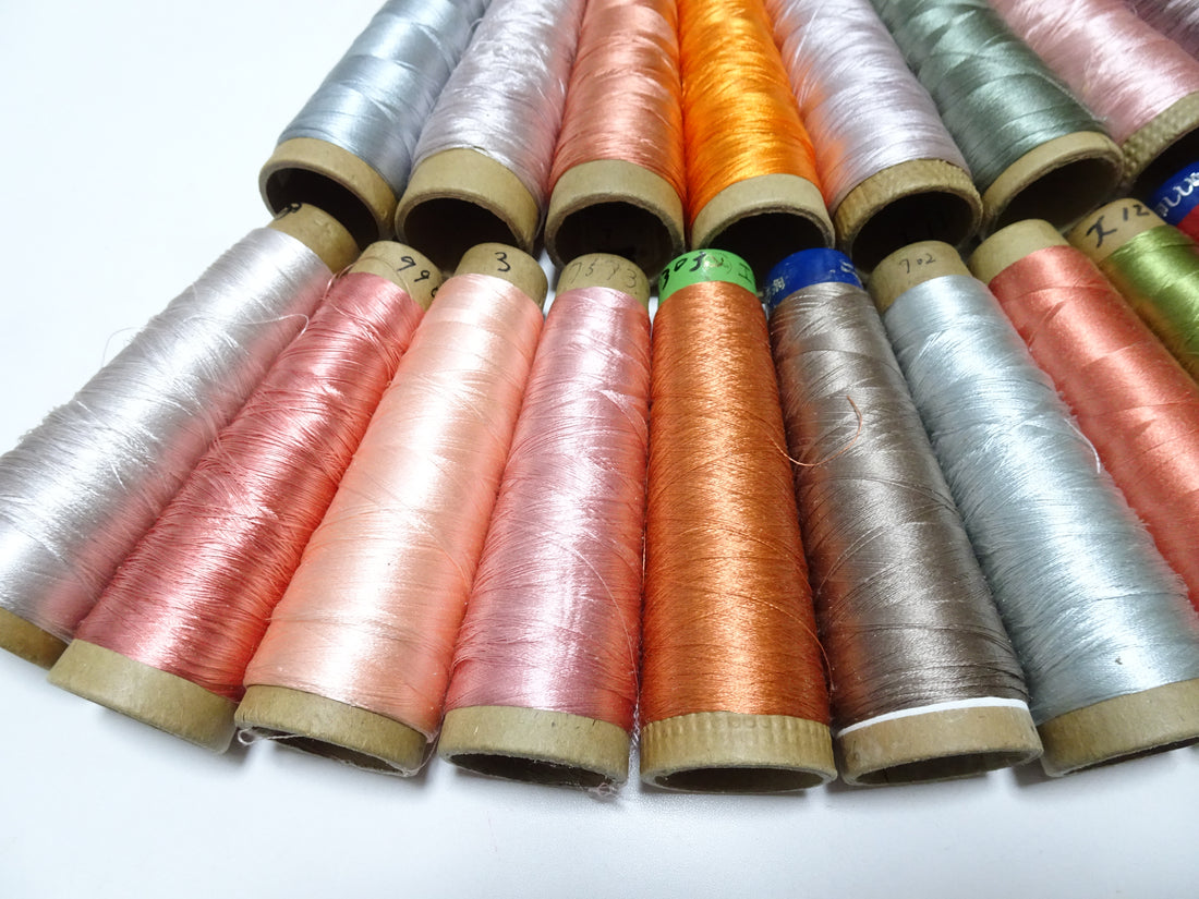 Special Price!! Japanese vintage silk thread 20sets embroidery 16392