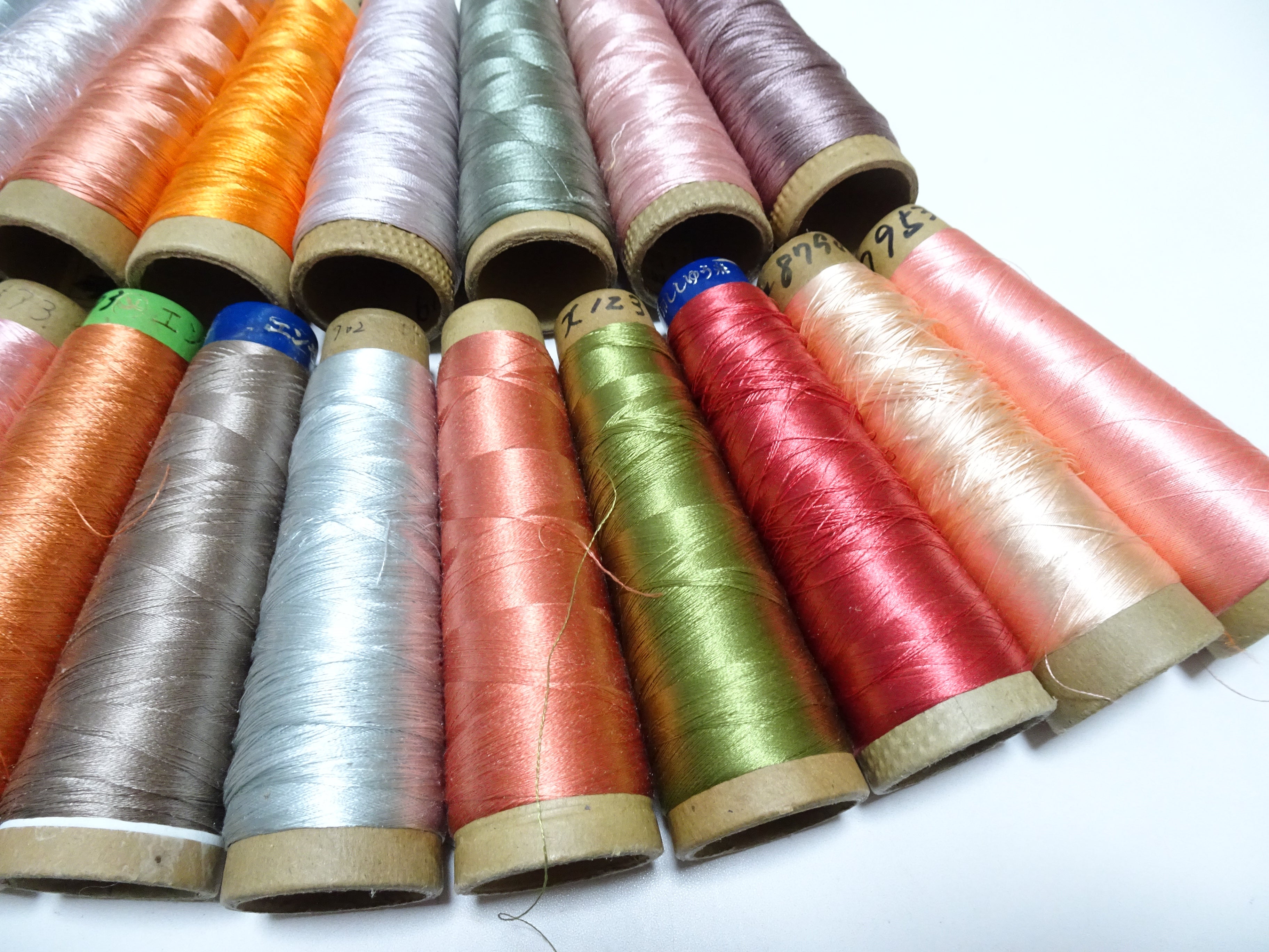 Special Price!! Japanese vintage silk thread 20sets embroidery 16392