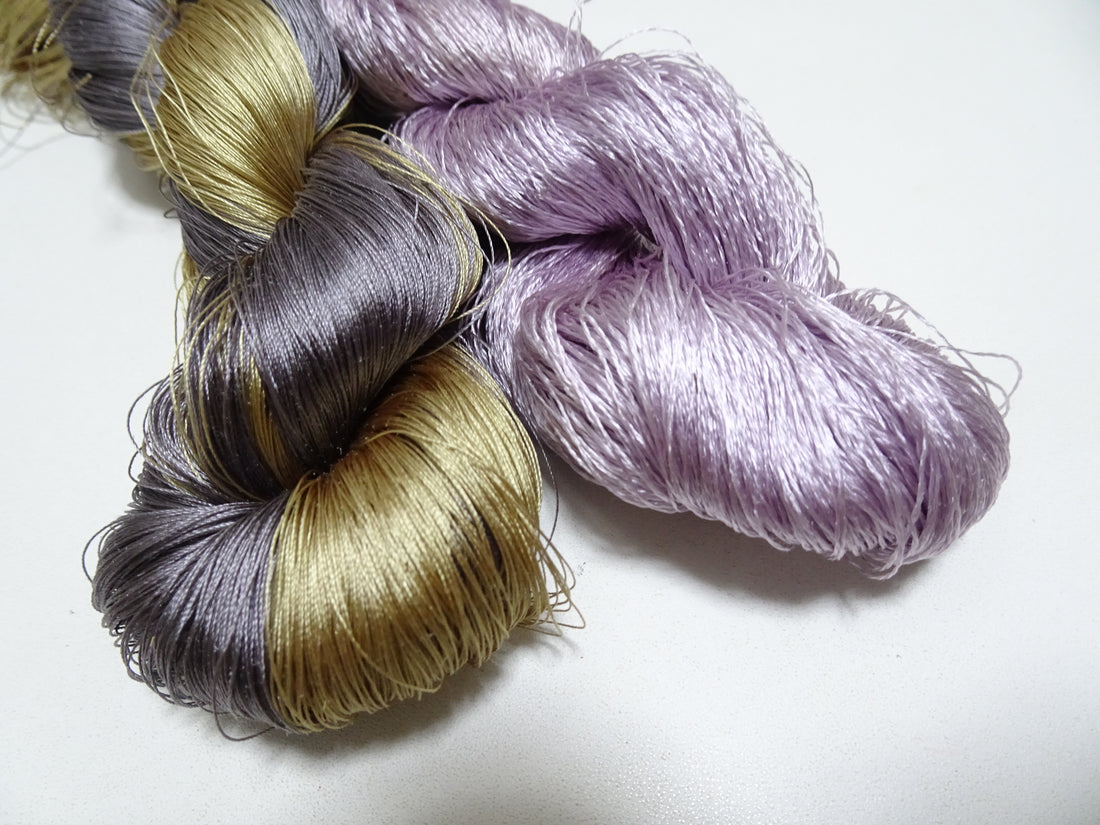 Japanese vintage silk thread 2sets embroidery 8603