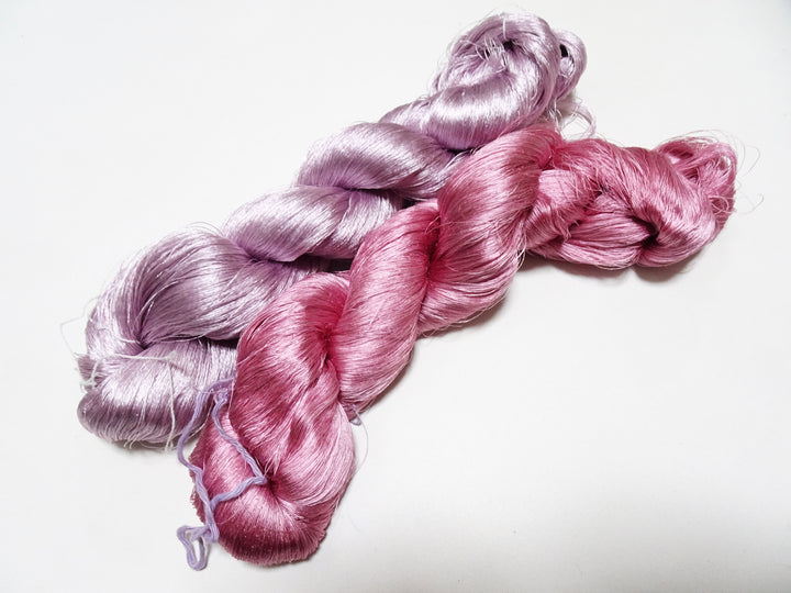 Japanese Vintage Twisted Silk Thread 2sets Embroidery 15398