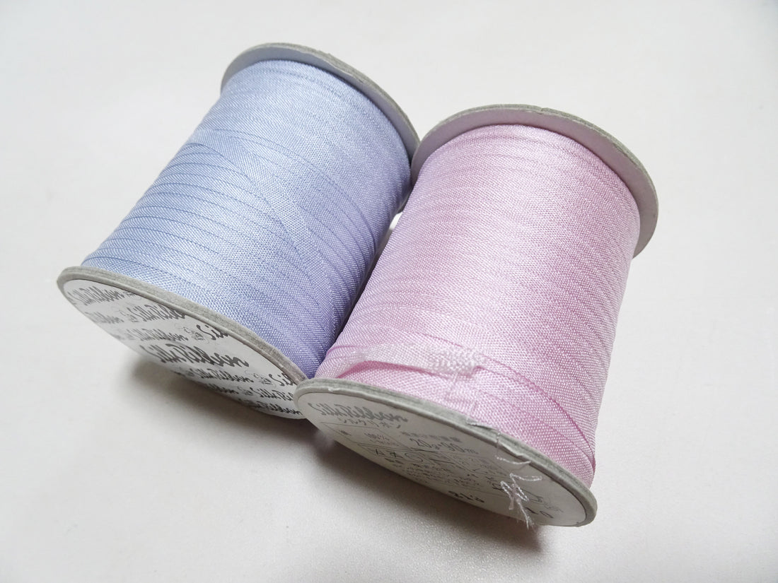 Japanese Vintage Silk Ribbon Embroidery Thread 2sets 18976