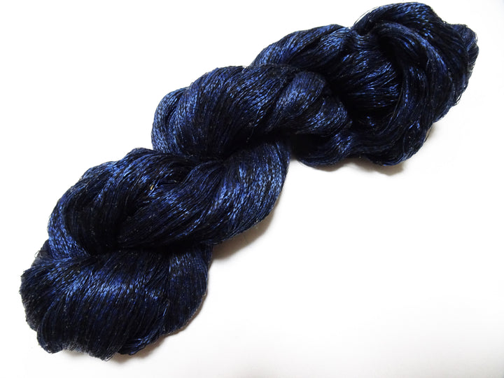 Japanese Vintage Super Rare Indigo Mud Dyeing kasuri loose Twisted Silk Thread Various Sets Embroidery & weave 15540