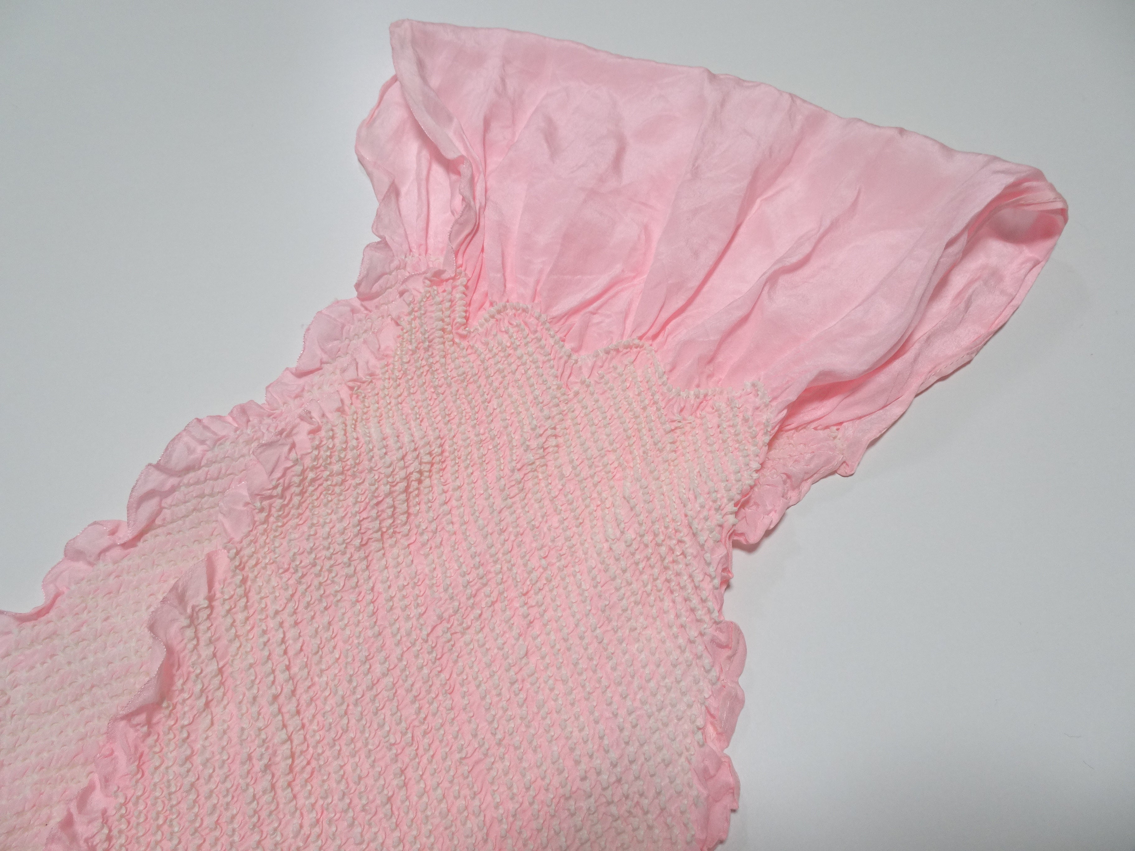 Japanese Kimono Silk Obi Age Shibori  18053