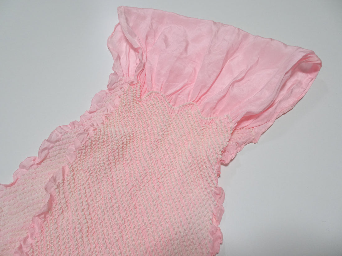 Japanese Kimono Silk Obi Age Shibori  18053