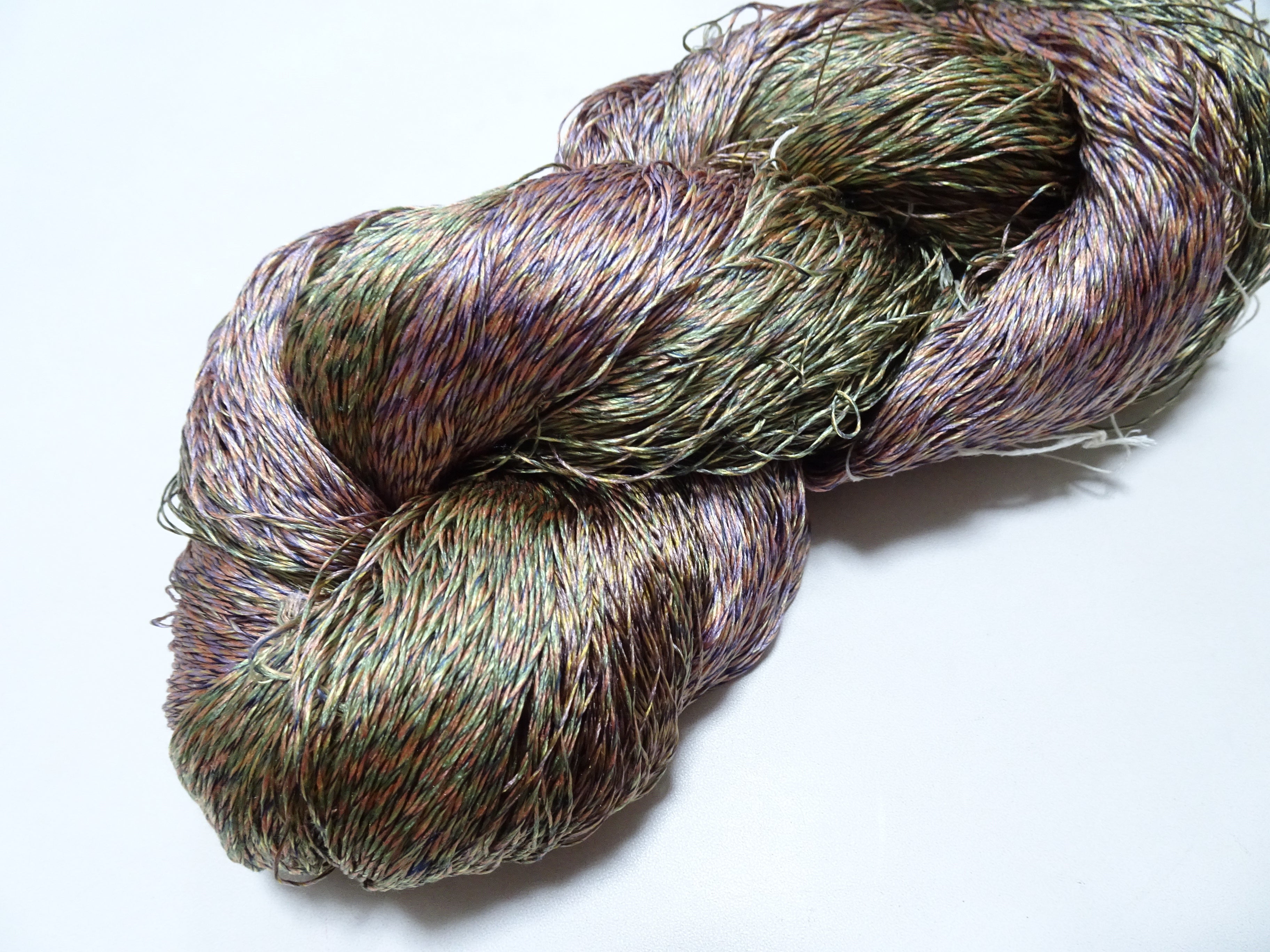 Japanese Tanaka Gen Silk – One-of-a-Kind Hand-Dyed Artistic Silk Thread, Rare Japanese Artisan Yarn, Limited Stock 19140