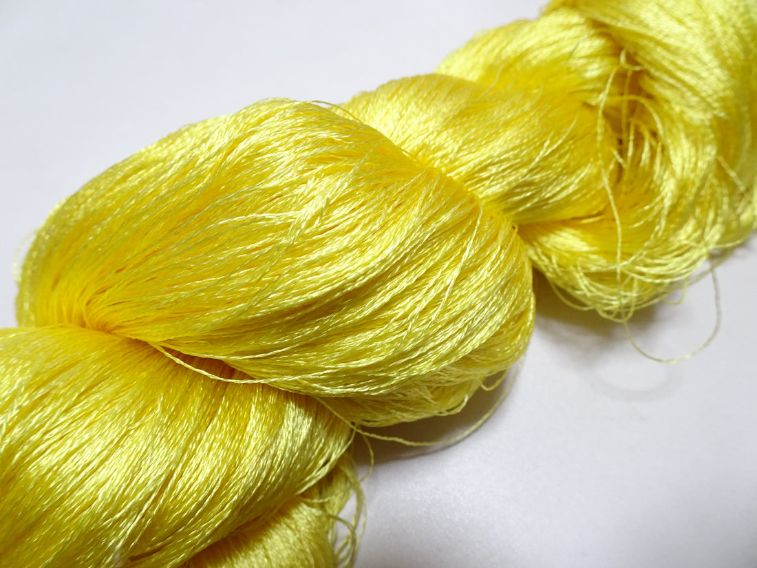 Japanese Vintage Twisted Silk Thread Embroidery 19910