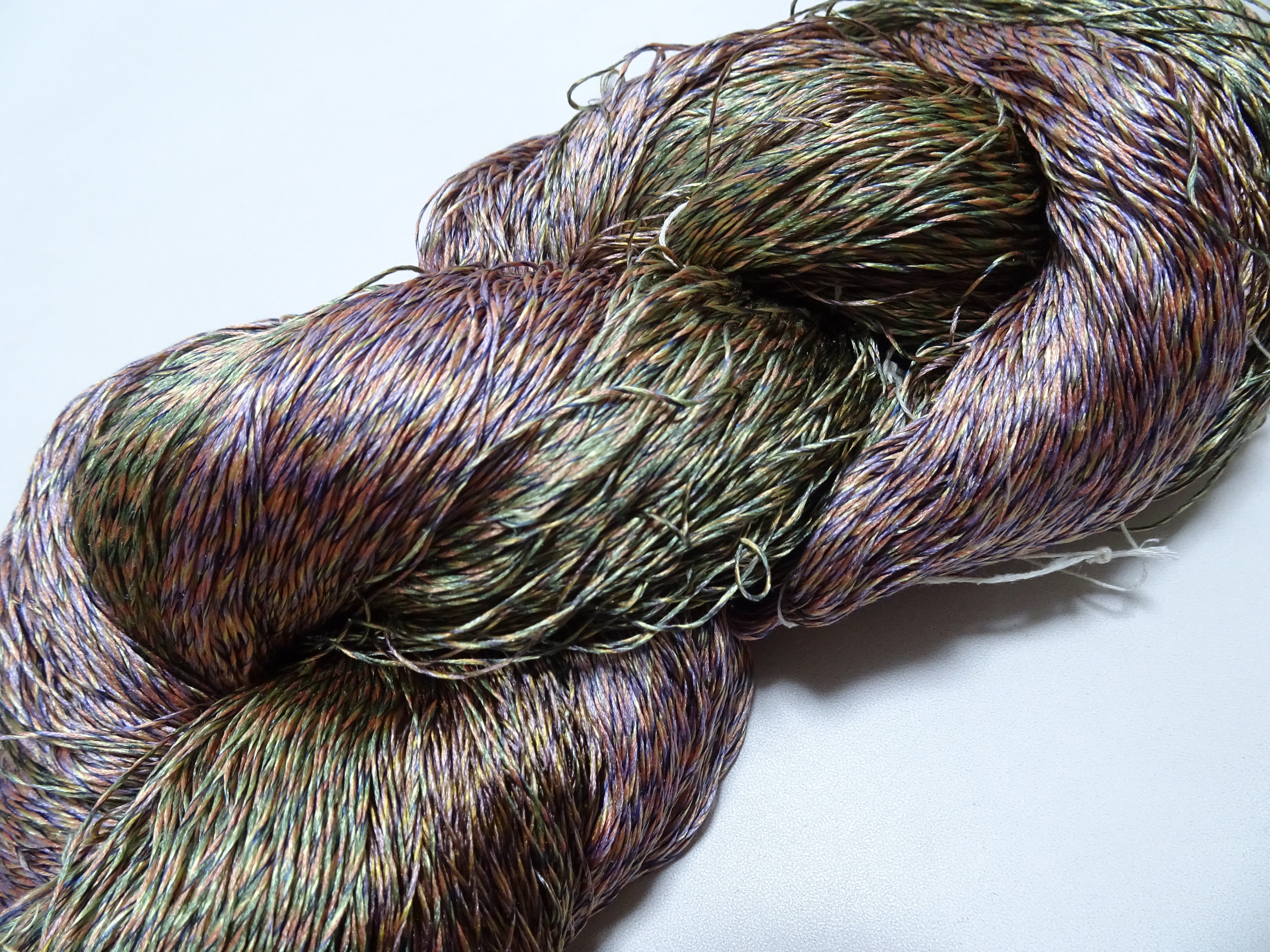 Japanese Tanaka Gen Silk – One-of-a-Kind Hand-Dyed Artistic Silk Thread, Rare Japanese Artisan Yarn, Limited Stock 19140