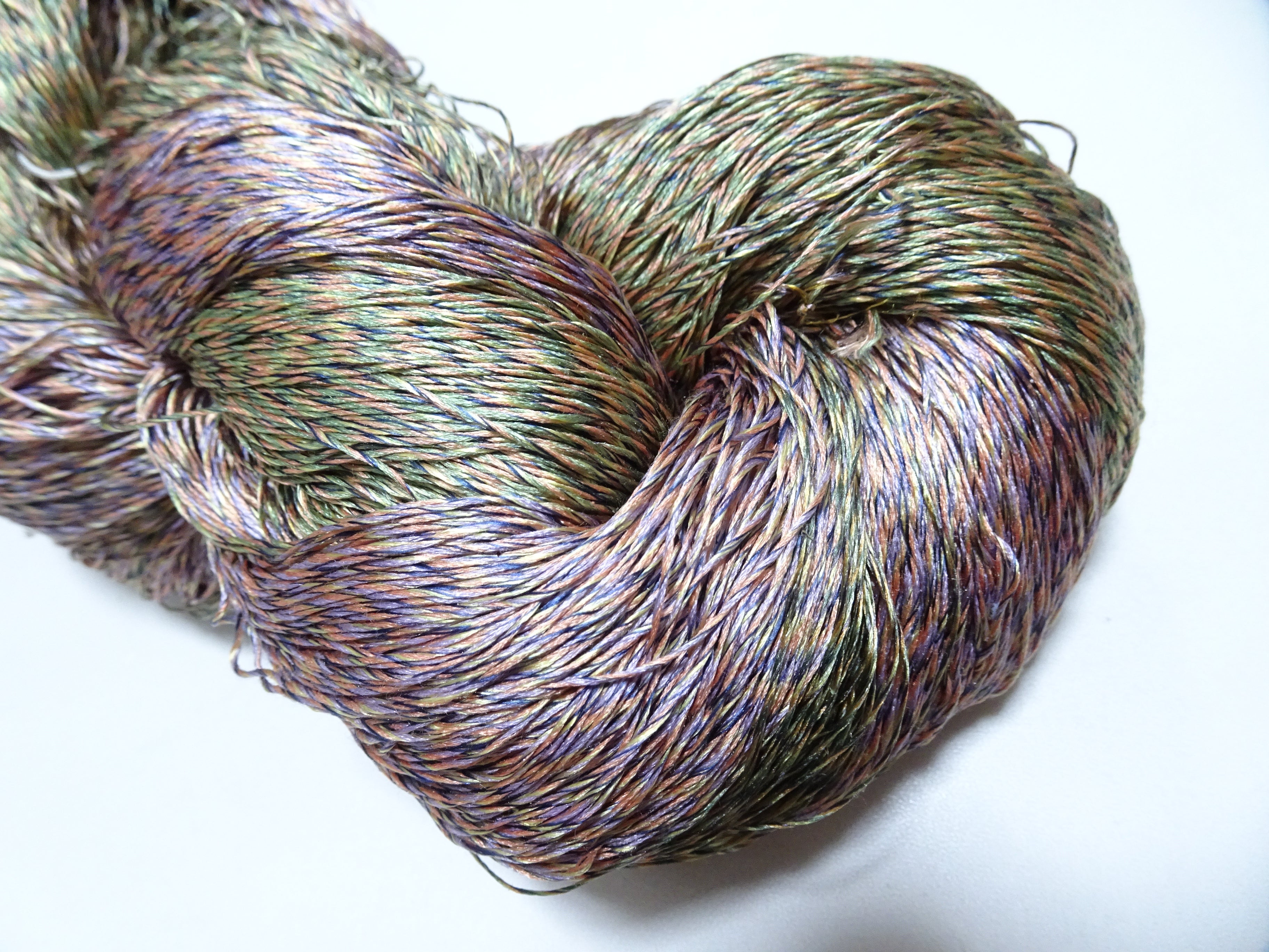 Japanese Tanaka Gen Silk – One-of-a-Kind Hand-Dyed Artistic Silk Thread, Rare Japanese Artisan Yarn, Limited Stock 19140