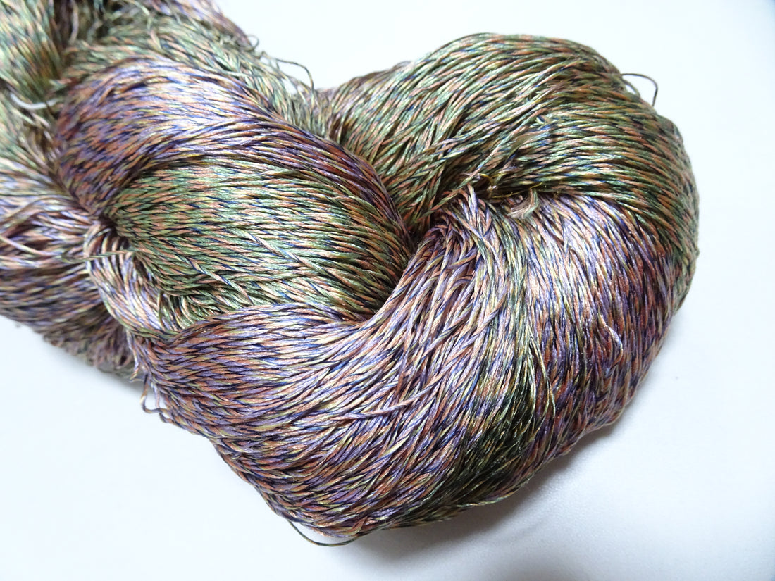 Japanese Tanaka Gen Silk – One-of-a-Kind Hand-Dyed Artistic Silk Thread, Rare Japanese Artisan Yarn, Limited Stock 19140