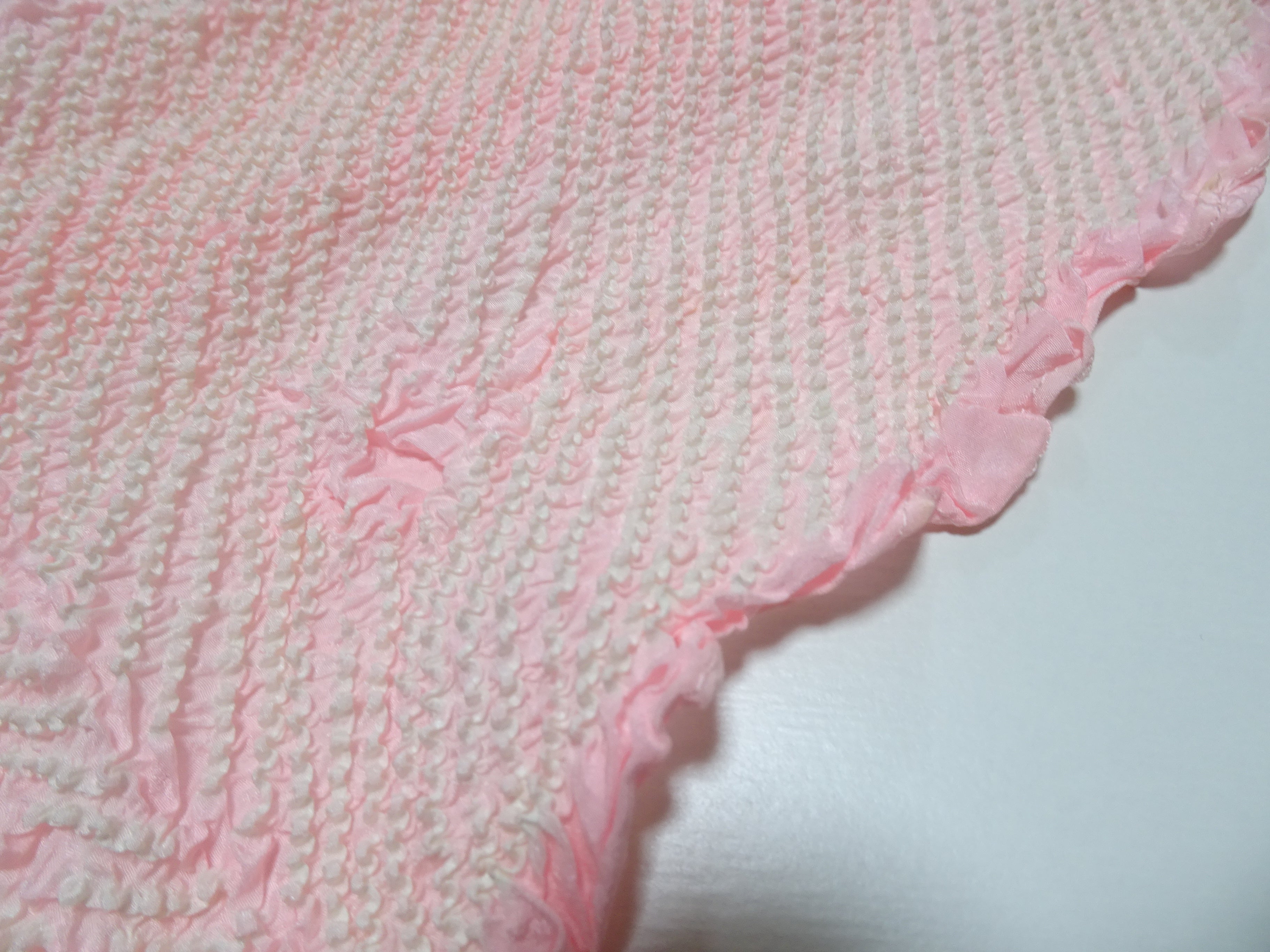 Japanese Kimono Silk Obi Age Shibori  18053