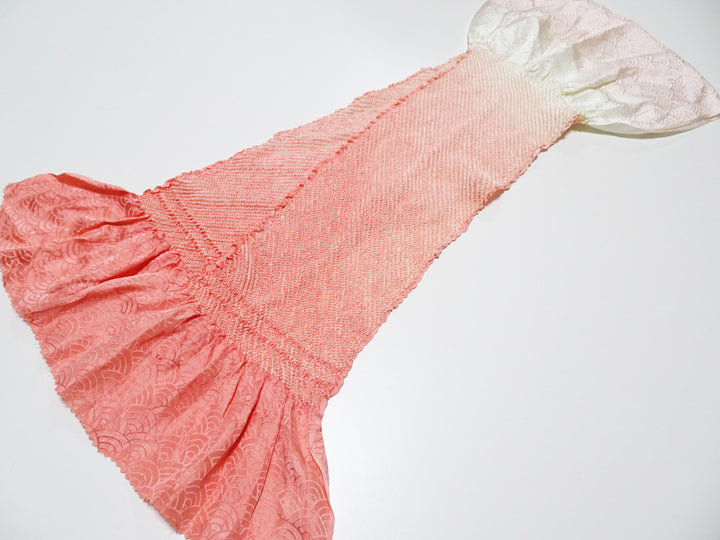 Japanese Kimono Silk Obi Age Shibori  18054