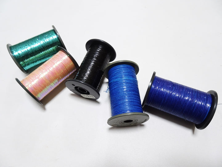Japanese Vintage Metallic thread flat type Hirahaku 5set  Aluminum foil &  Washi(japanese paper) embroidery 18657