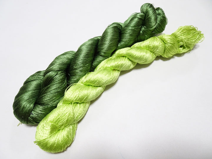 Japanese Vintage Twisted Silk Thread 2sets Embroidery 15399