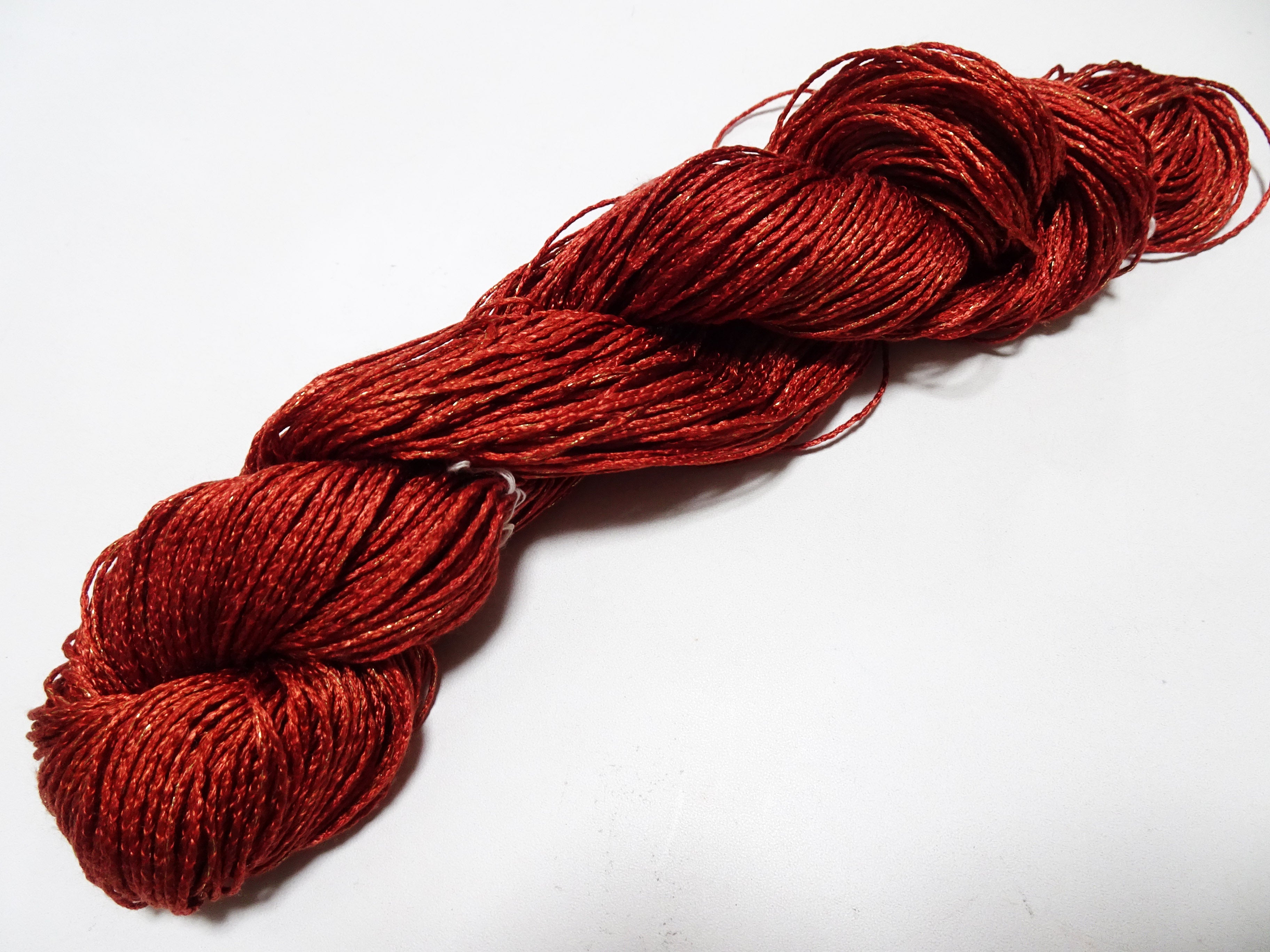 Japanese Tanaka Gen Silk – One-of-a-Kind Hand-Dyed Artistic Silk Thread, Rare Japanese Artisan Yarn, Limited Stock 16536