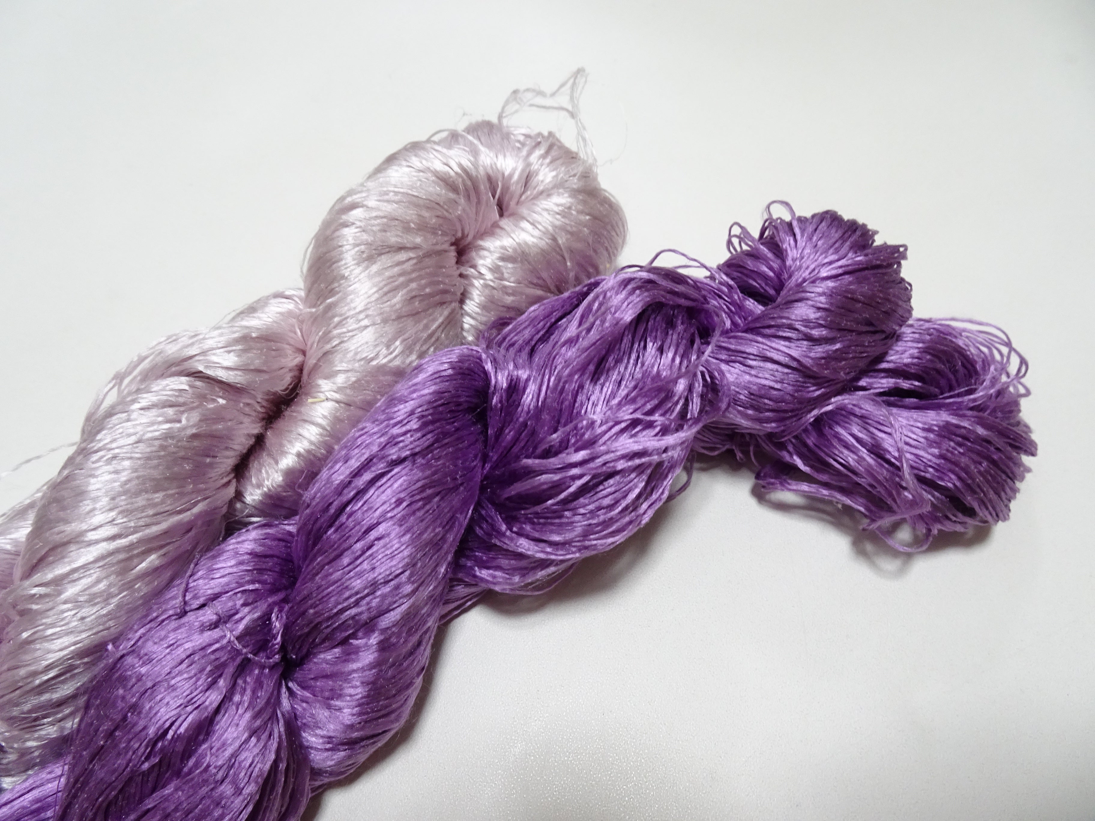 Japanese Vintage loose Twisted Silk Thread 2sets Embroidery 14565