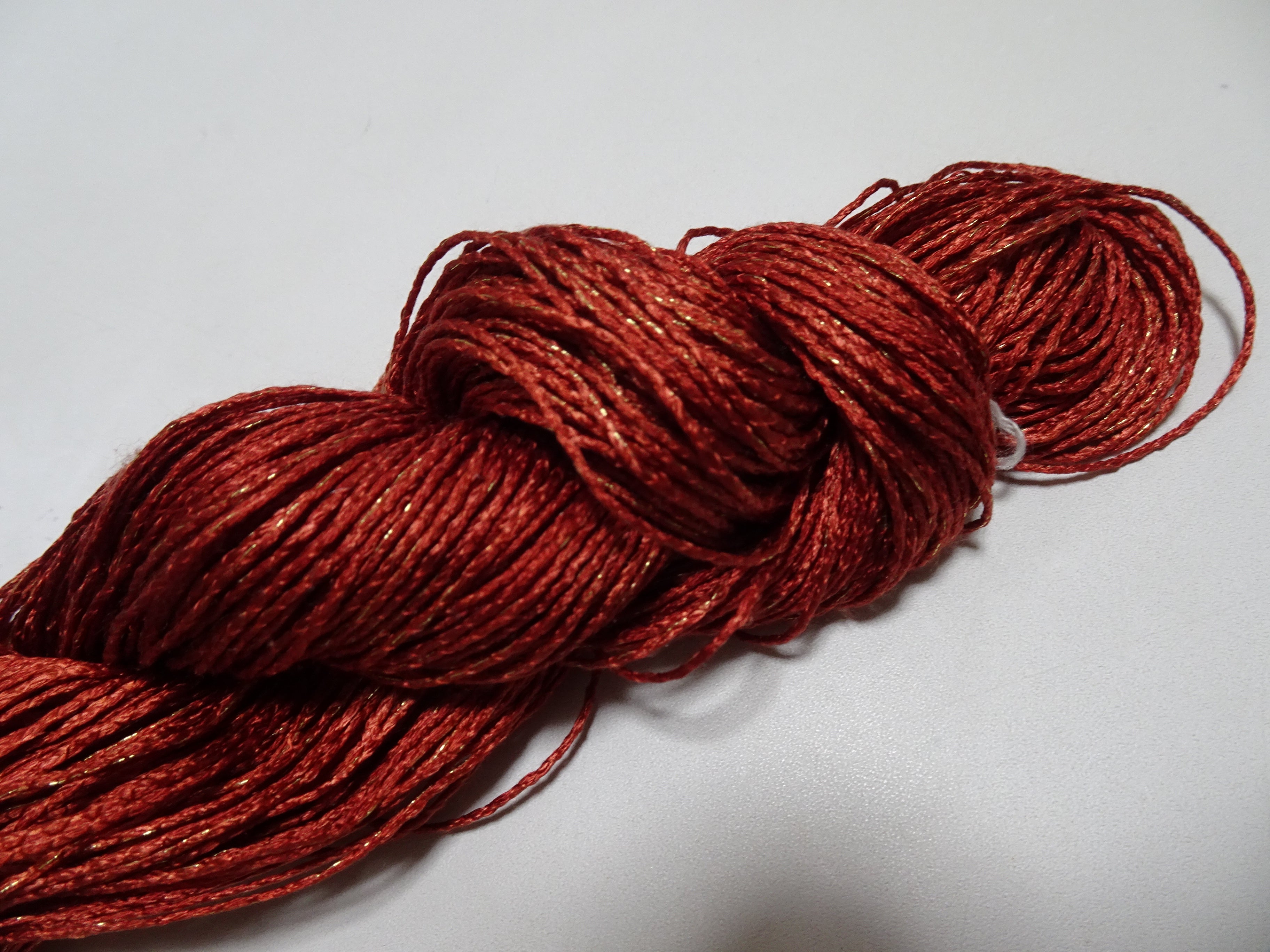 Japanese Tanaka Gen Silk – One-of-a-Kind Hand-Dyed Artistic Silk Thread, Rare Japanese Artisan Yarn, Limited Stock 16536