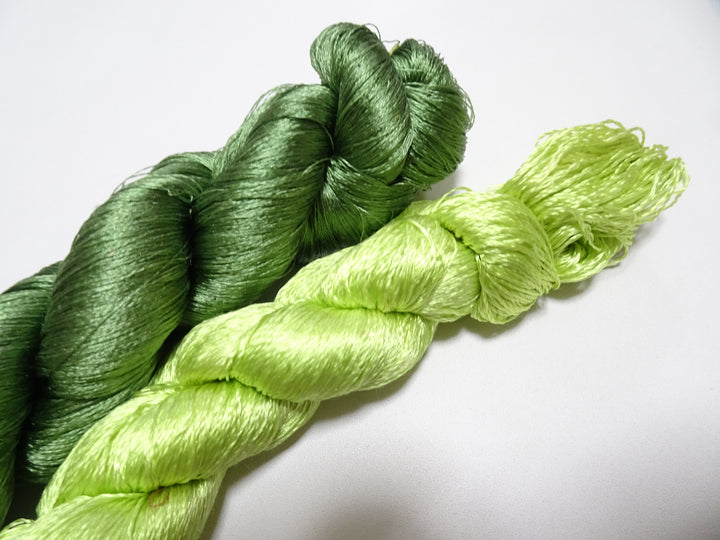 Japanese Vintage Twisted Silk Thread 2sets Embroidery 15399