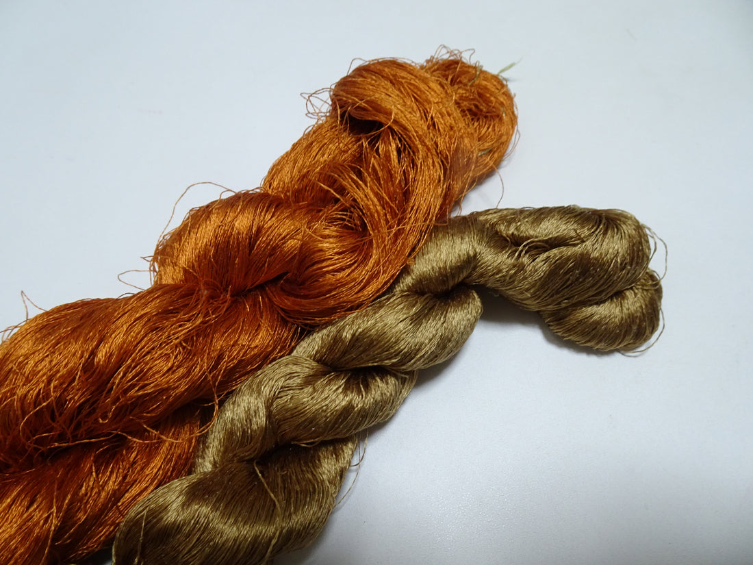 Japanese vintage silk thread 2sets embroidery 8605
