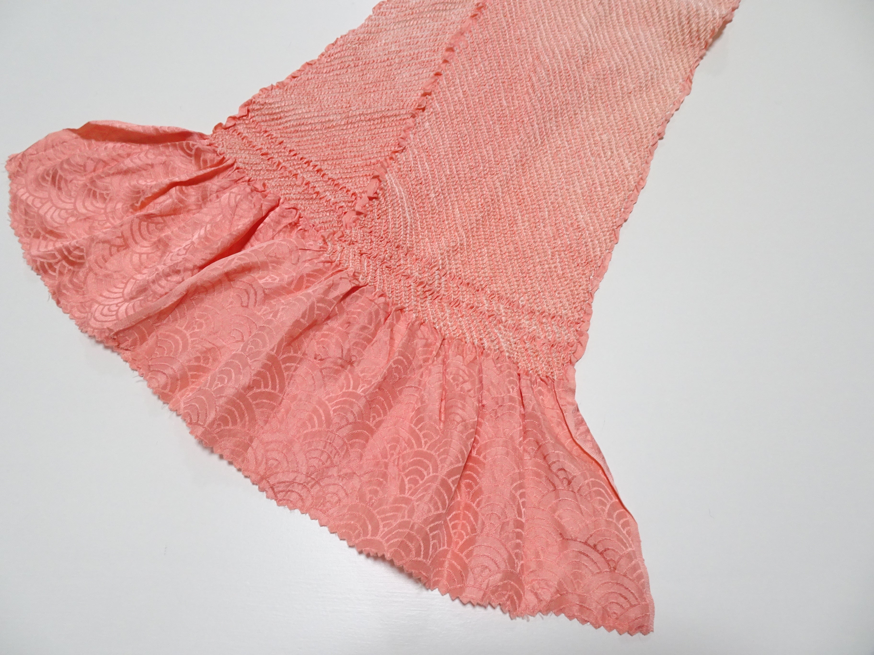 Japanese Kimono Silk Obi Age Shibori  18054